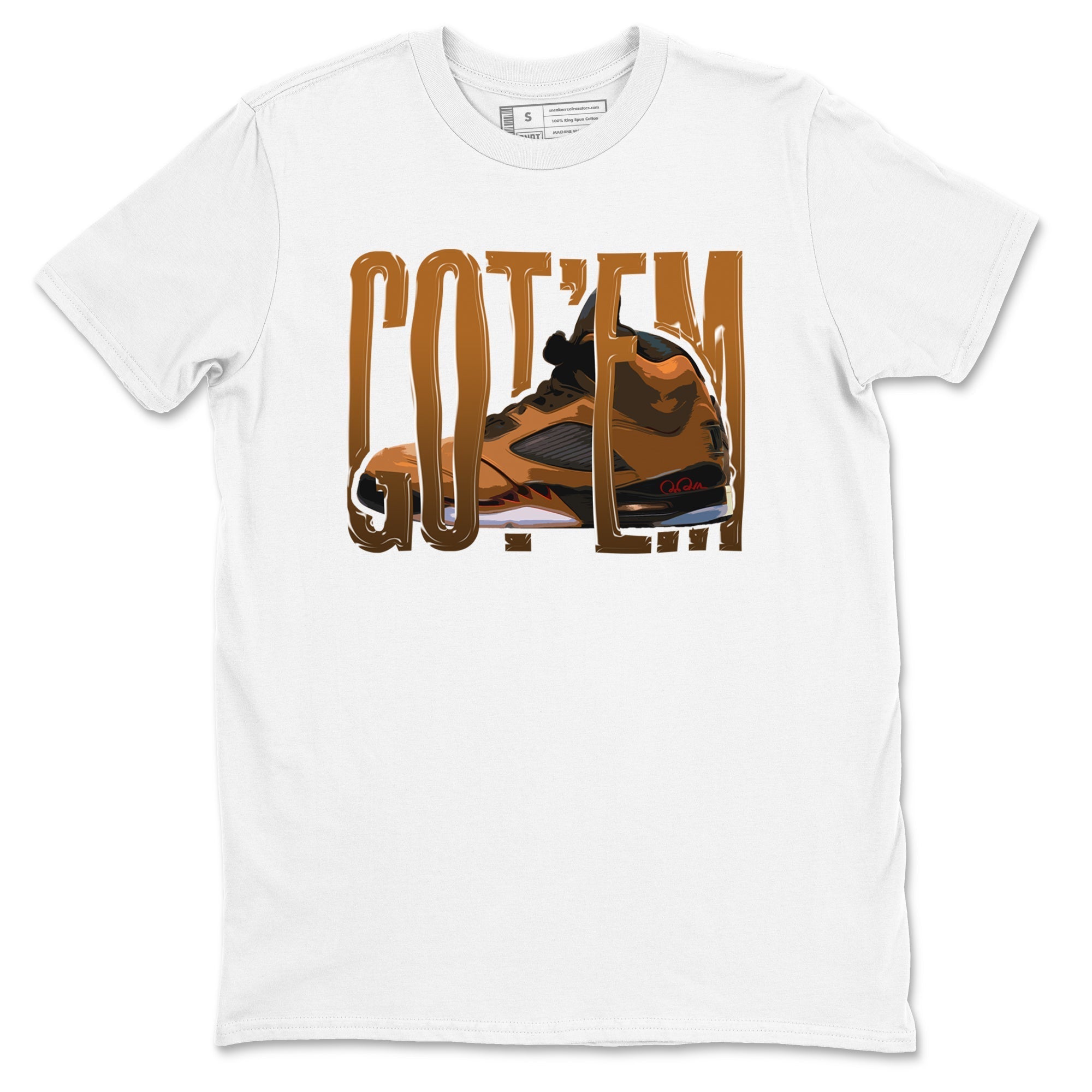 Wiggling Gotem snkmatch Tees - Air Jordan 5 Archaeo Brown