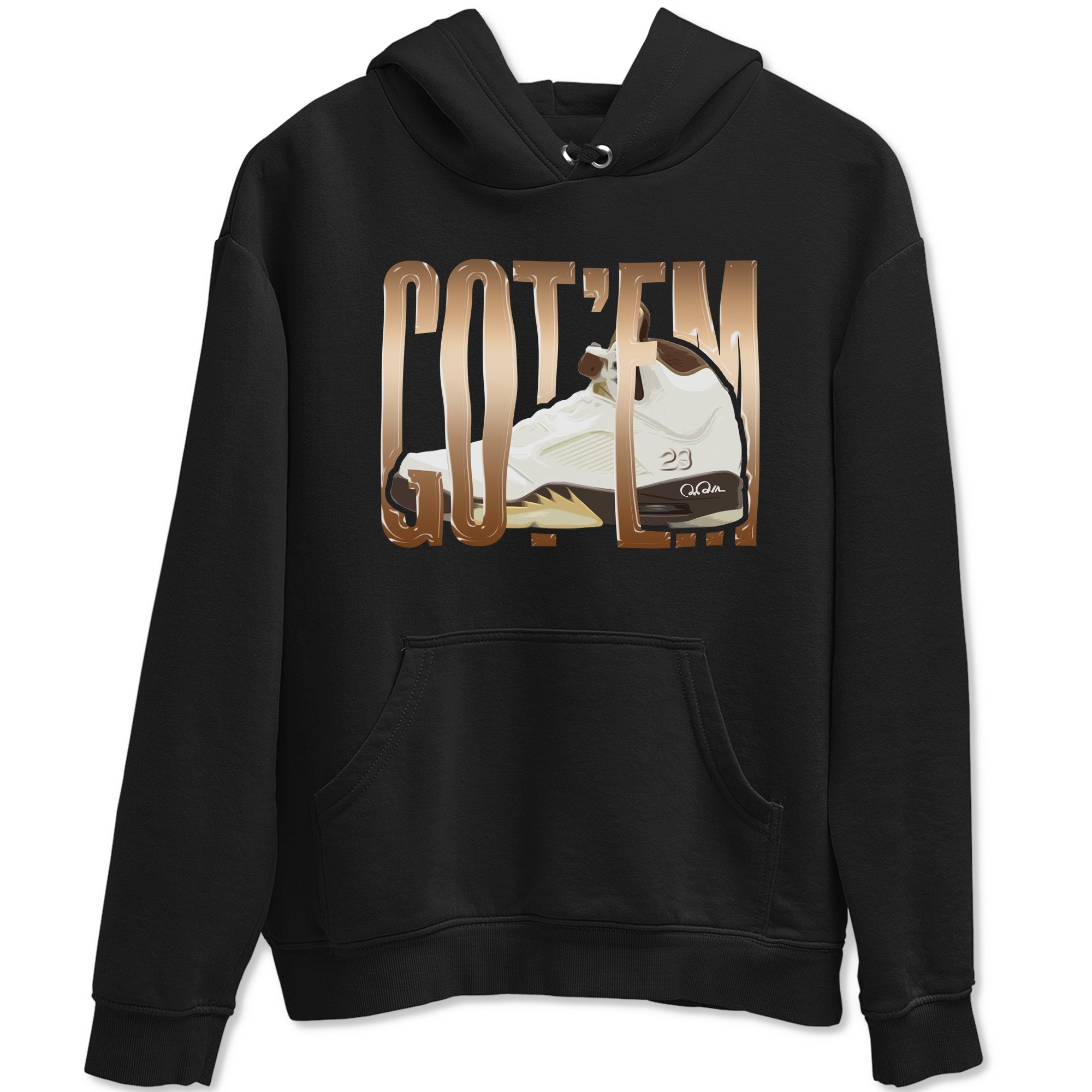 Wiggling Gotem snkmatch Tees - Air Jordan 5 Golden Ticket