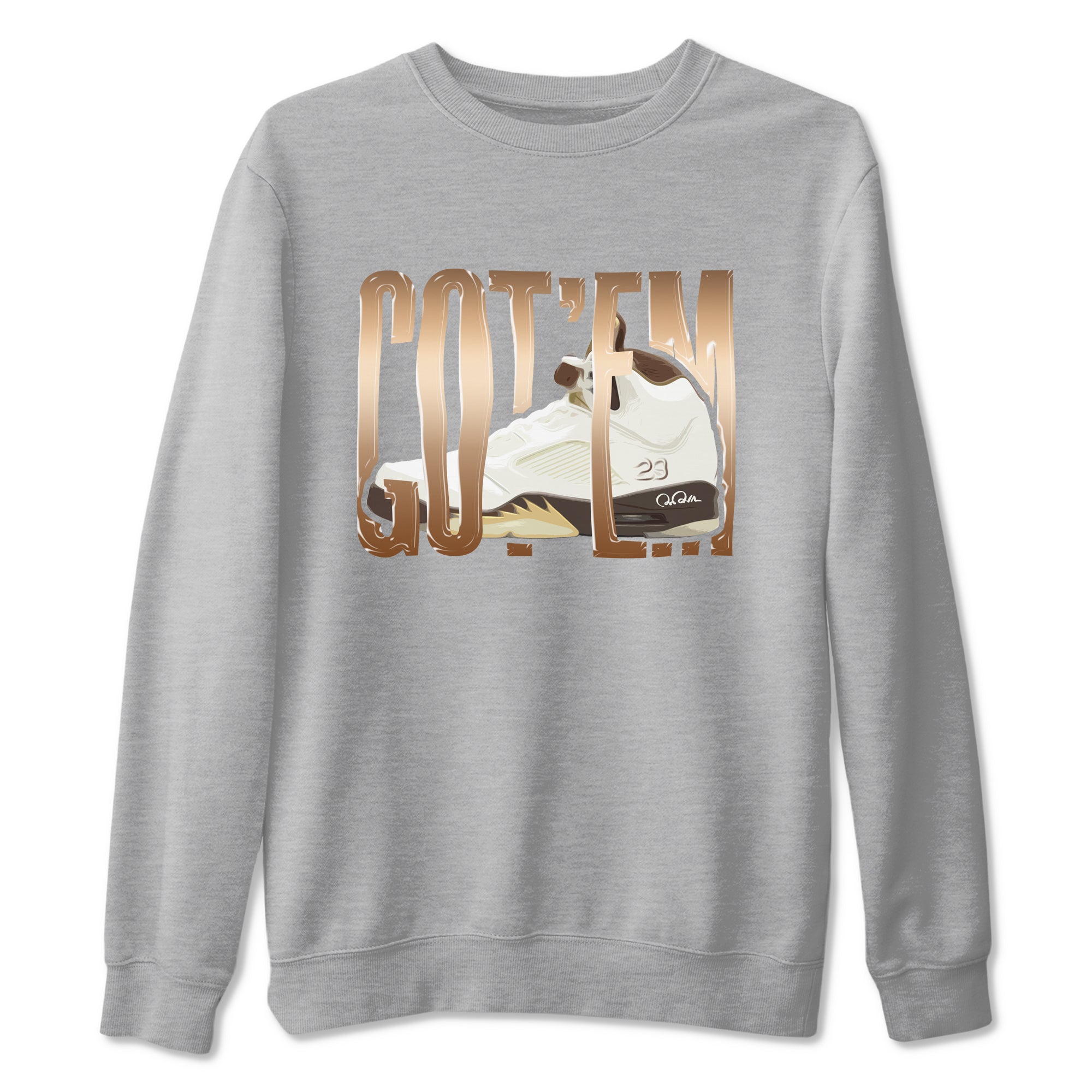 Wiggling Gotem snkmatch Tees - Air Jordan 5 Golden Ticket
