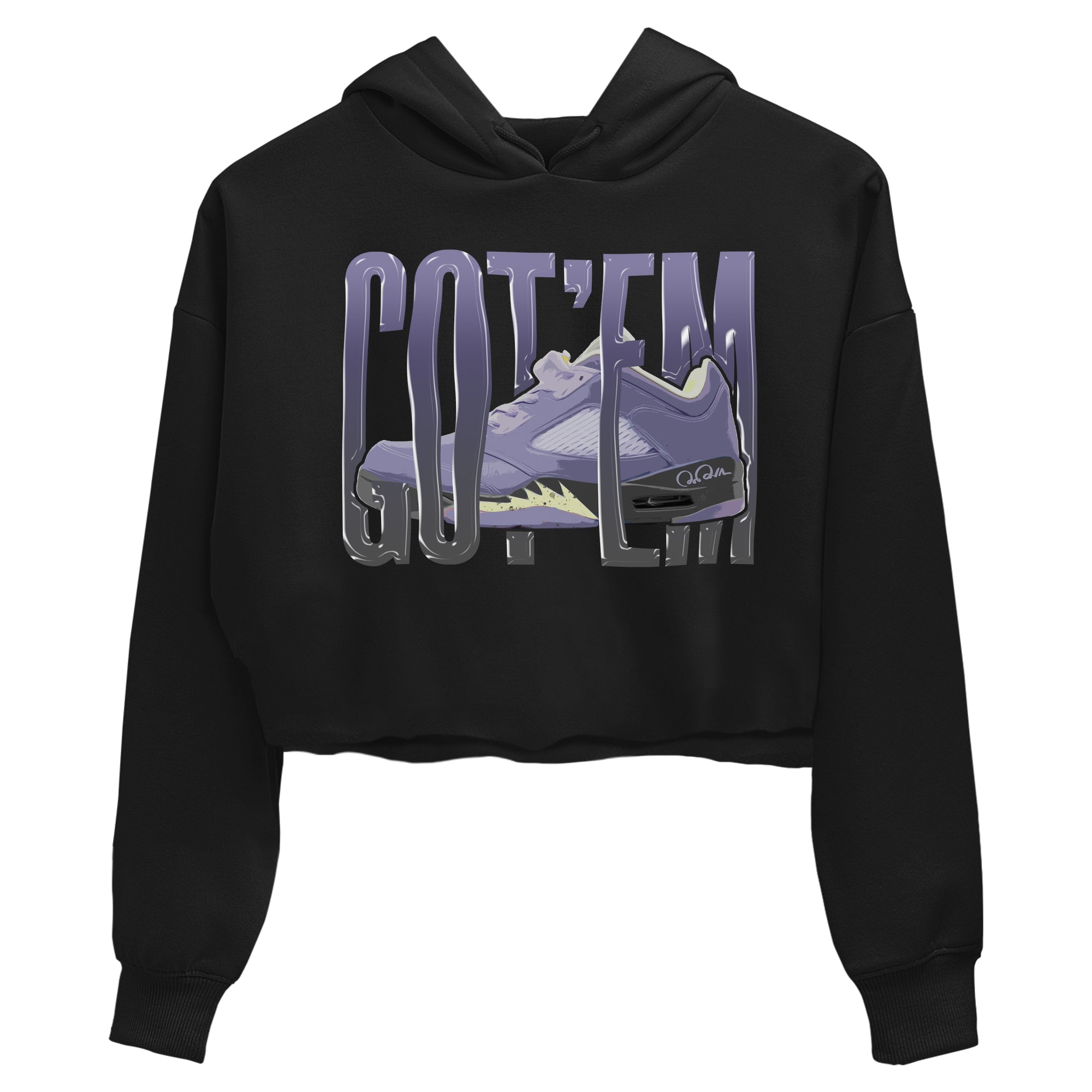 Wiggling Gotem Women's Tops - Air Jordan 5 Indigo Haze