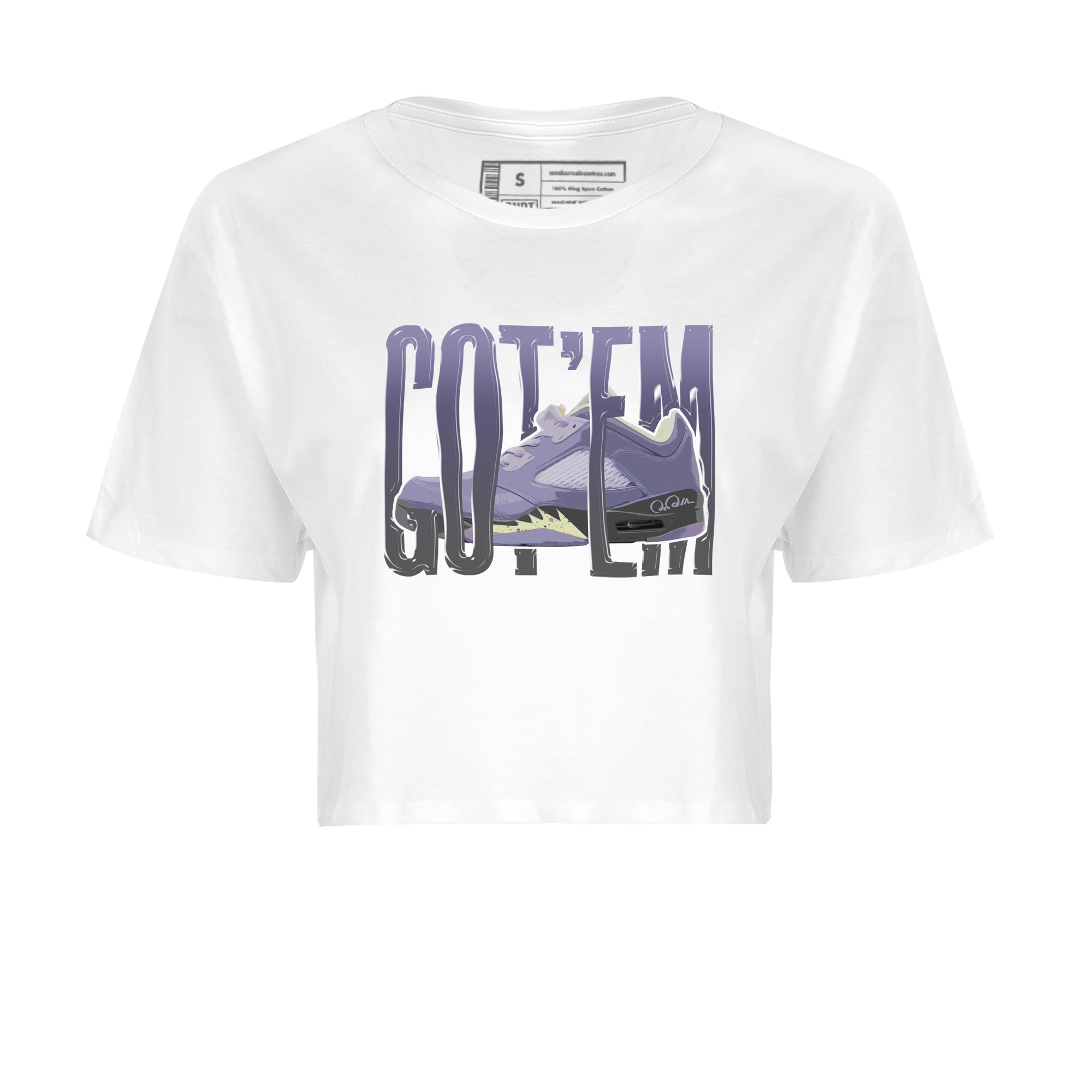 Wiggling Gotem Women's Tops - Air Jordan 5 Indigo Haze