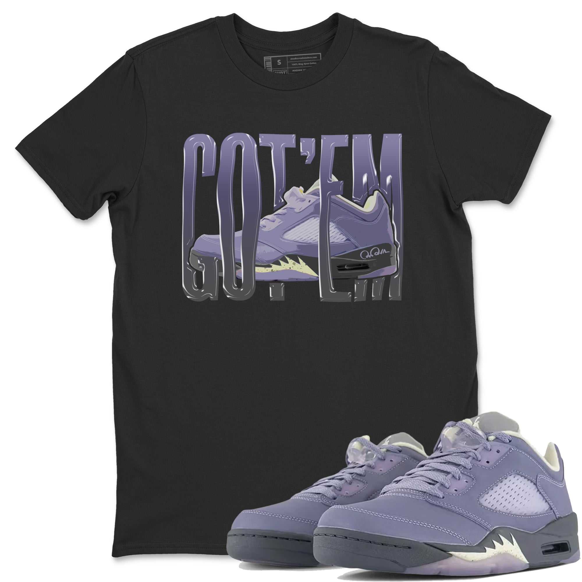 Wiggling Gotem Unisex Tops - Air Jordan 5 Indigo Haze