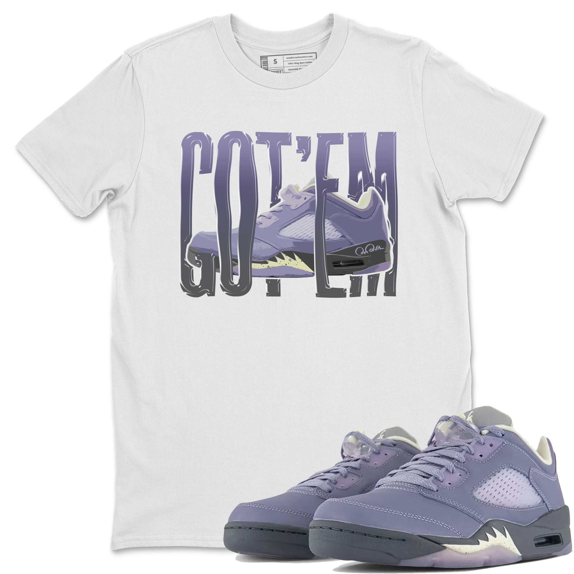 Wiggling Gotem Unisex Tops - Air Jordan 5 Indigo Haze