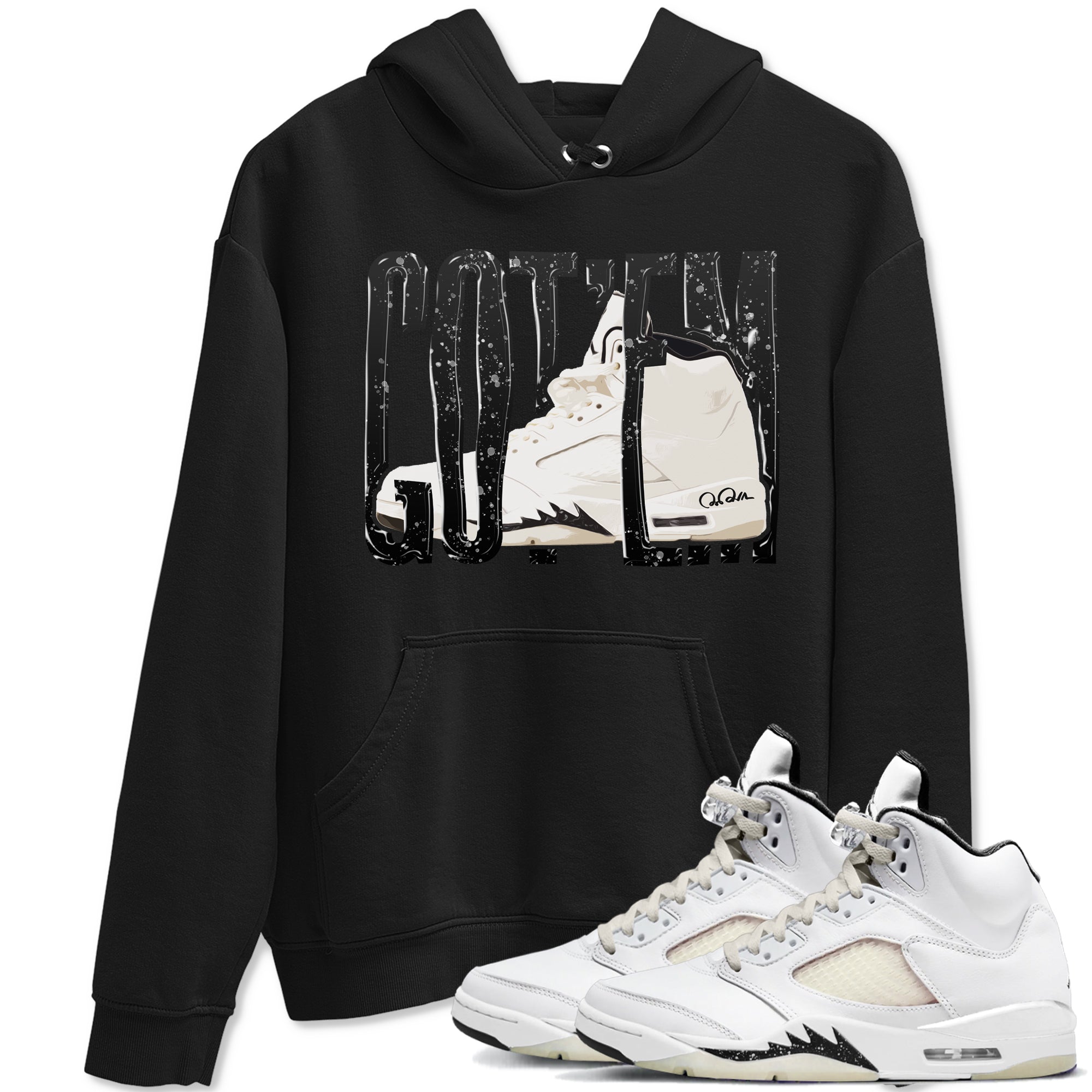 Wiggling Gotem snkmatch Tees - Air Jordan 5 Sail