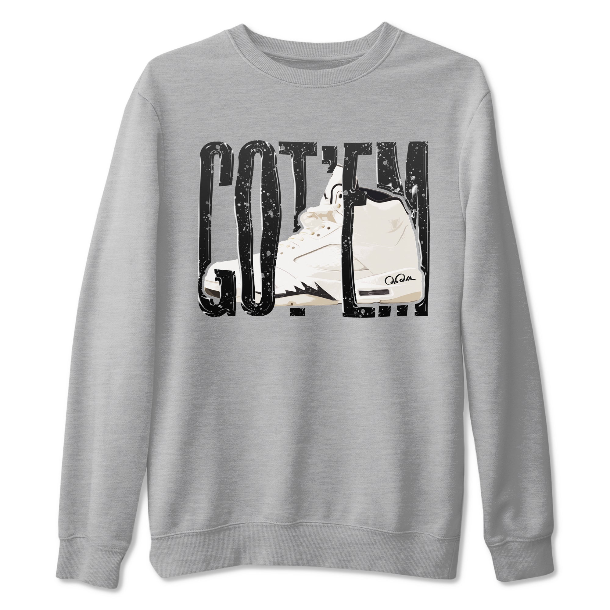 Wiggling Gotem snkmatch Tees - Air Jordan 5 Sail