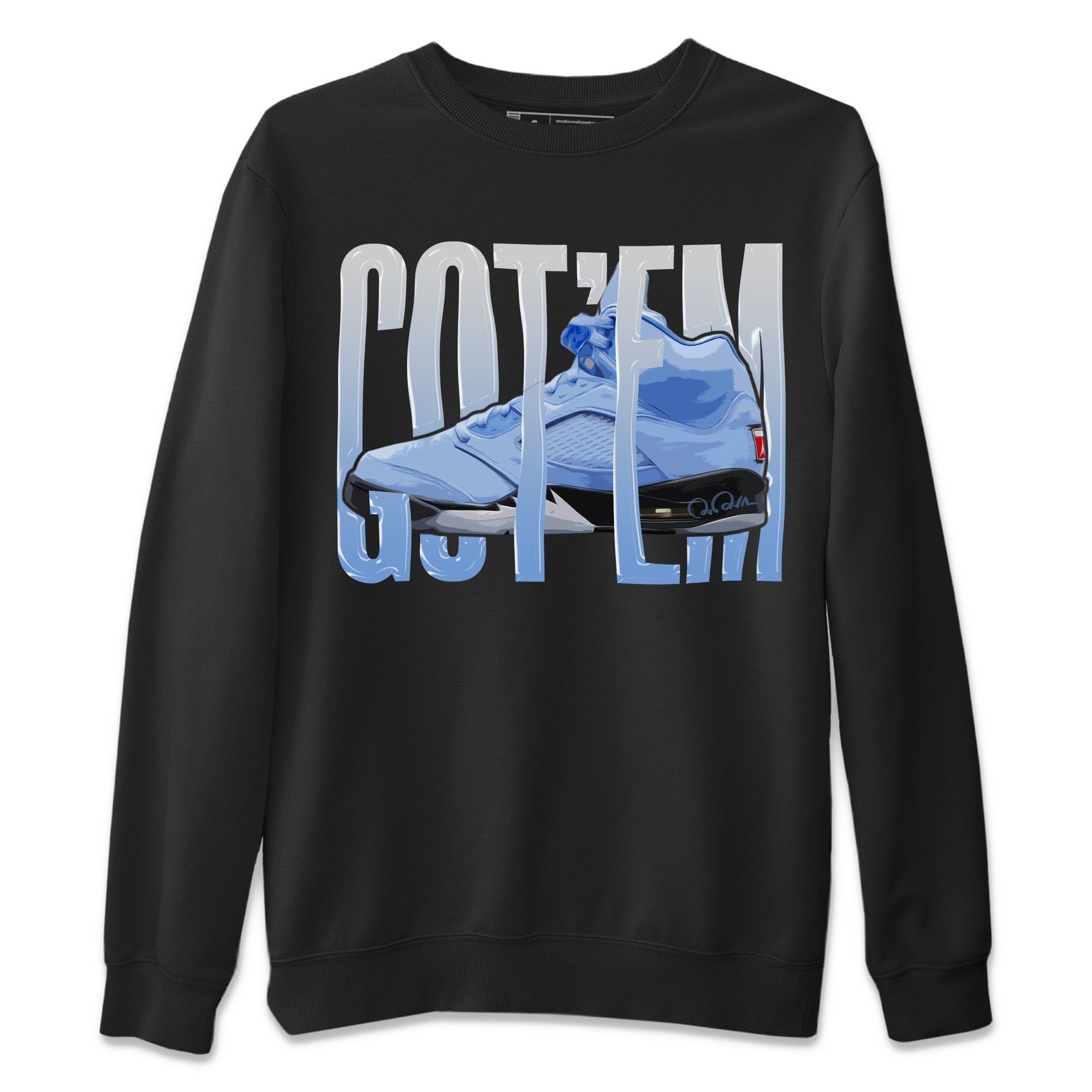 Wiggling Gotem Unisex Tops - Air Jordan 5 UNC