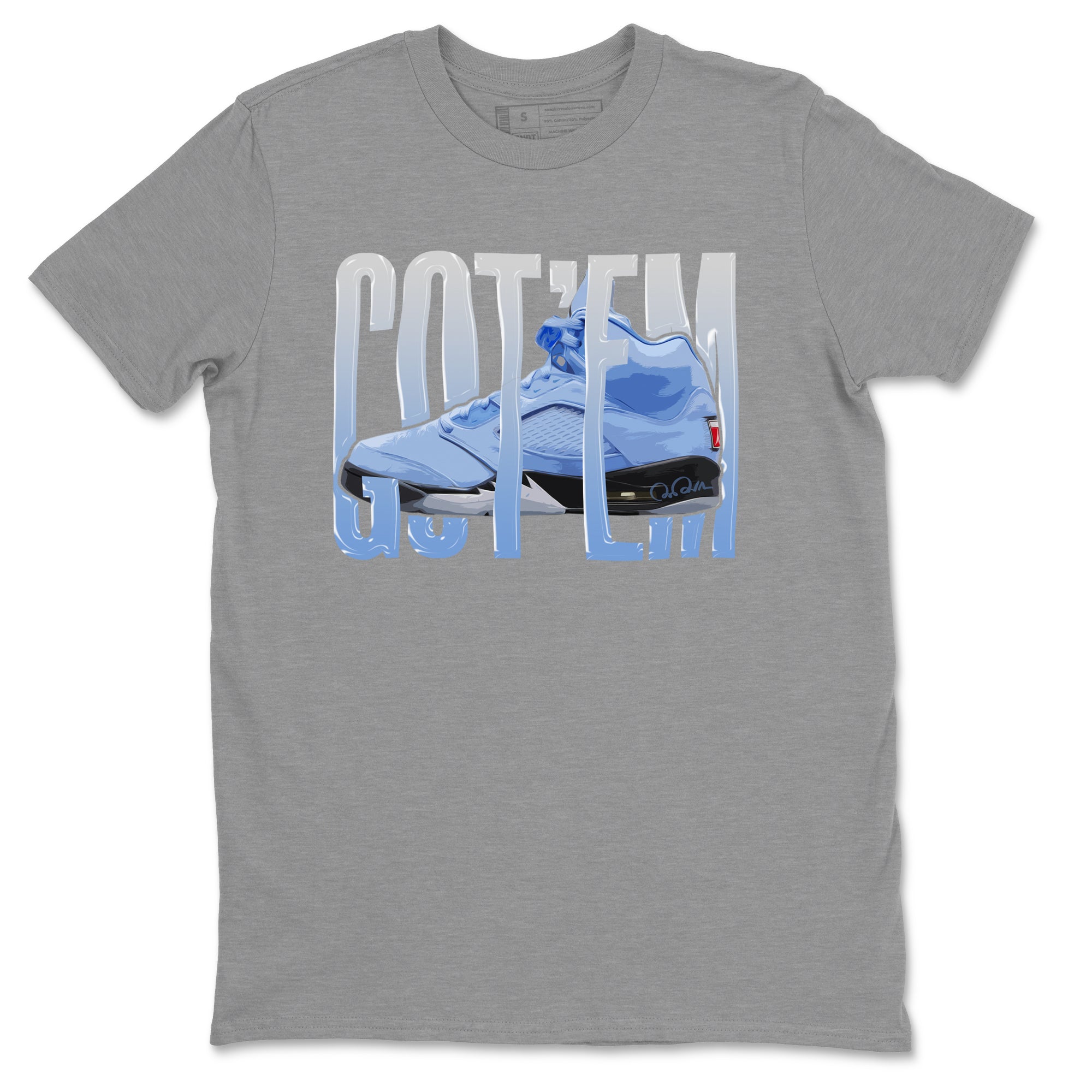 Wiggling Gotem Unisex Tops - Air Jordan 5 UNC