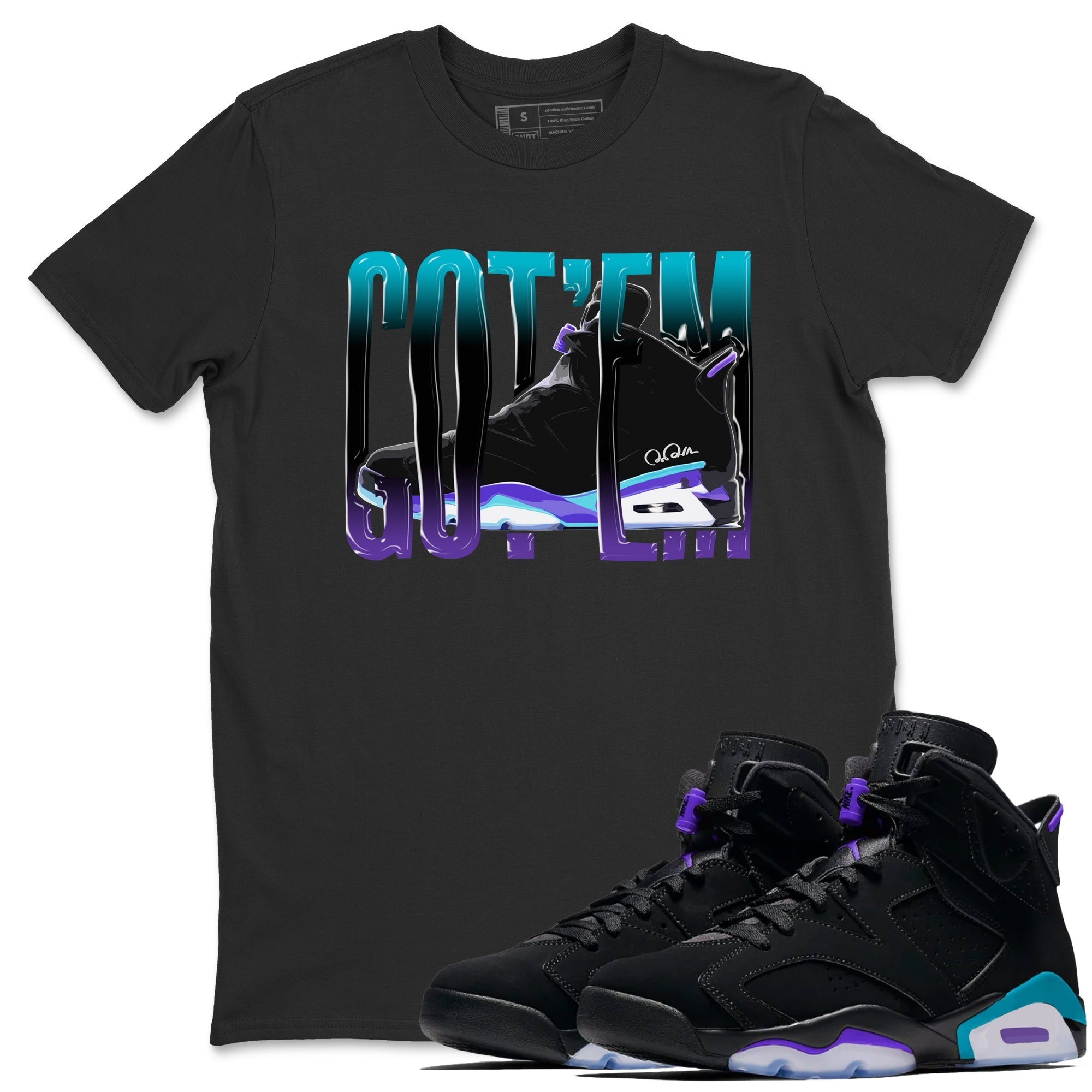 Wiggling Gotem Unisex Tops - Air Jordan 6 Aqua