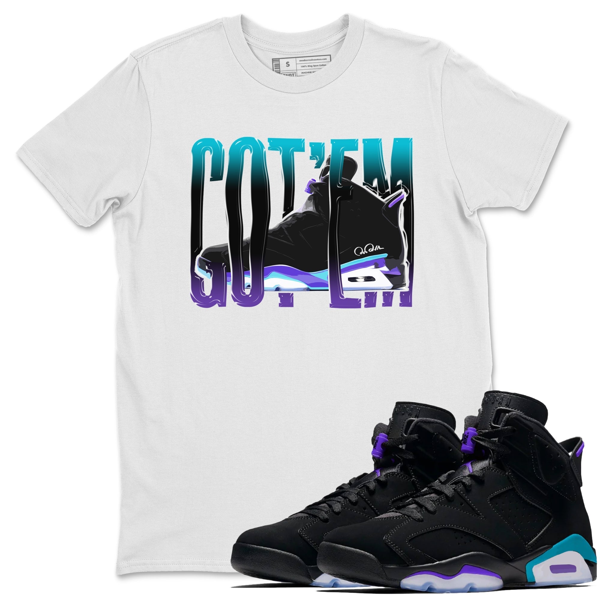 Wiggling Gotem Unisex Tops - Air Jordan 6 Aqua