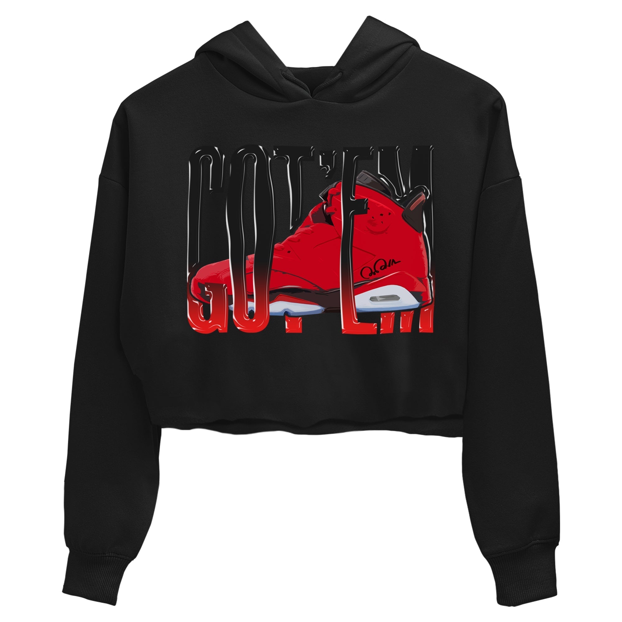 Wiggling Gotem Women's Tops - Air Jordan 6 Toro Bravo