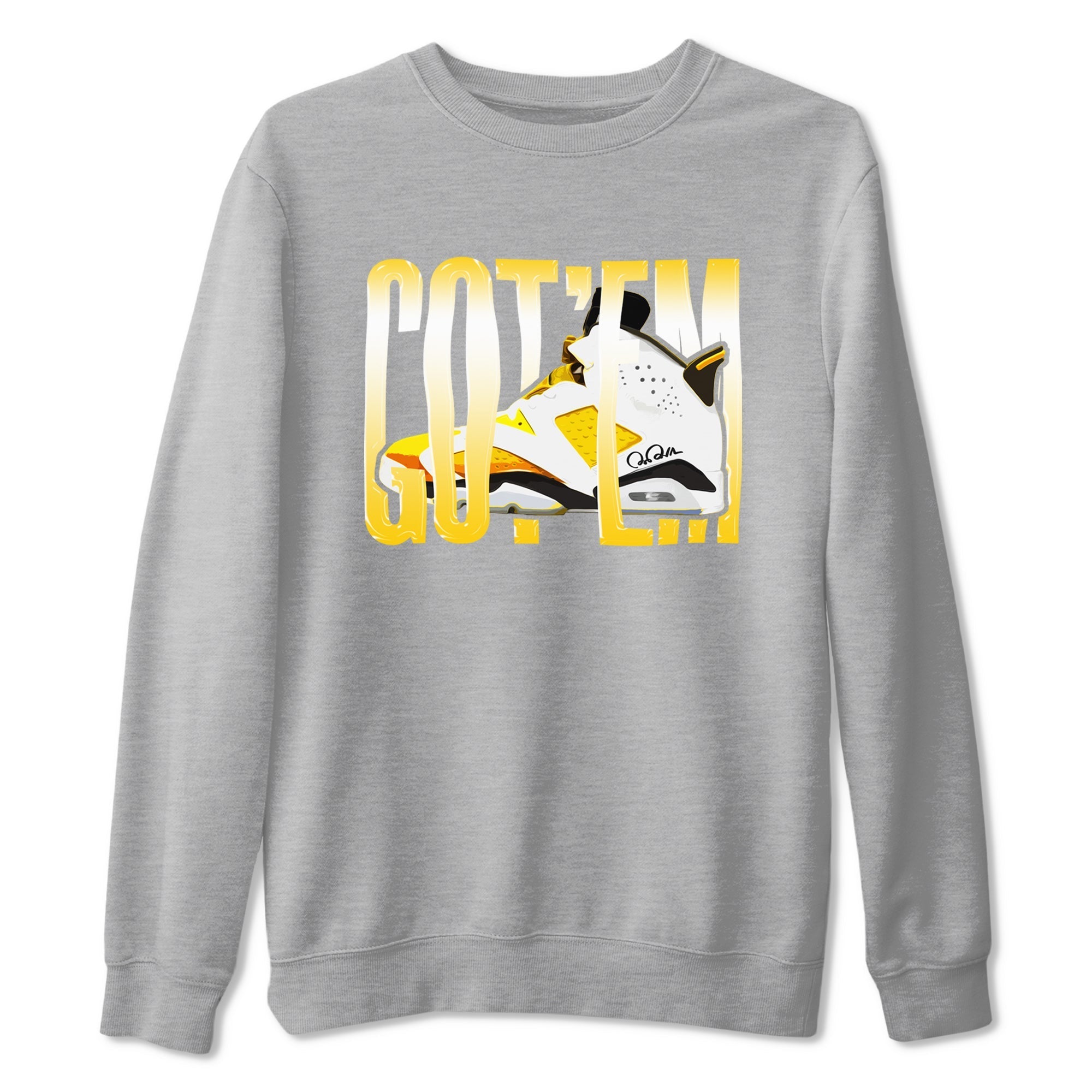 Wiggling Gotem snkmatch Tee - Air Jordan 6 Yellow Ochre
