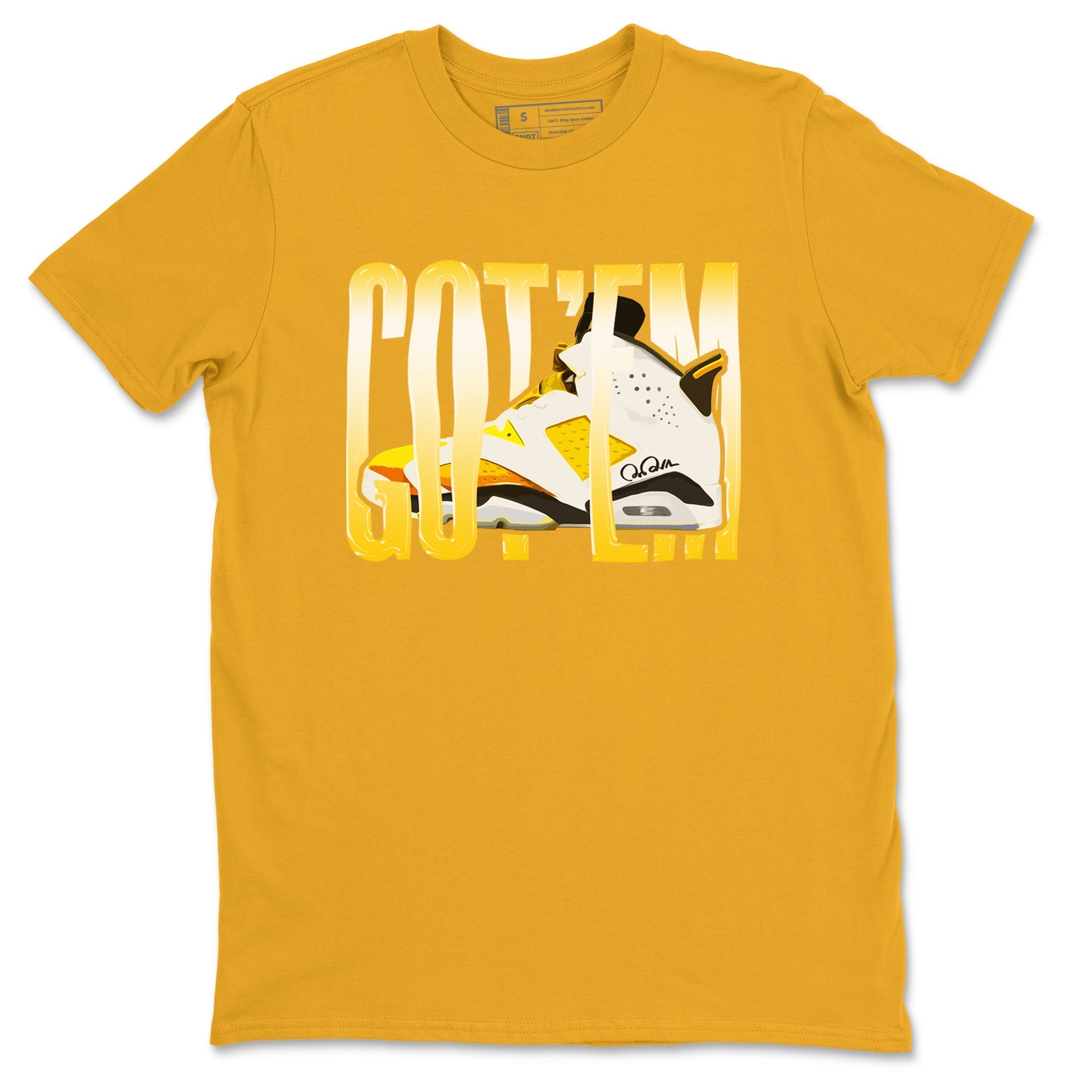 Wiggling Gotem snkmatch Tee - Air Jordan 6 Yellow Ochre