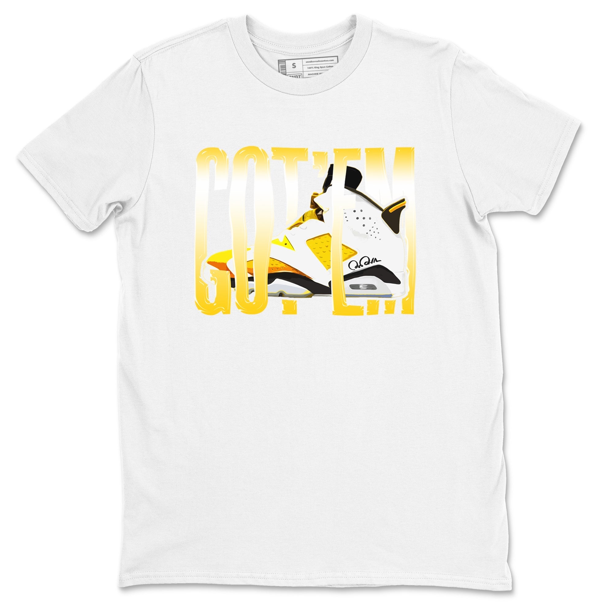 Wiggling Gotem snkmatch Tee - Air Jordan 6 Yellow Ochre