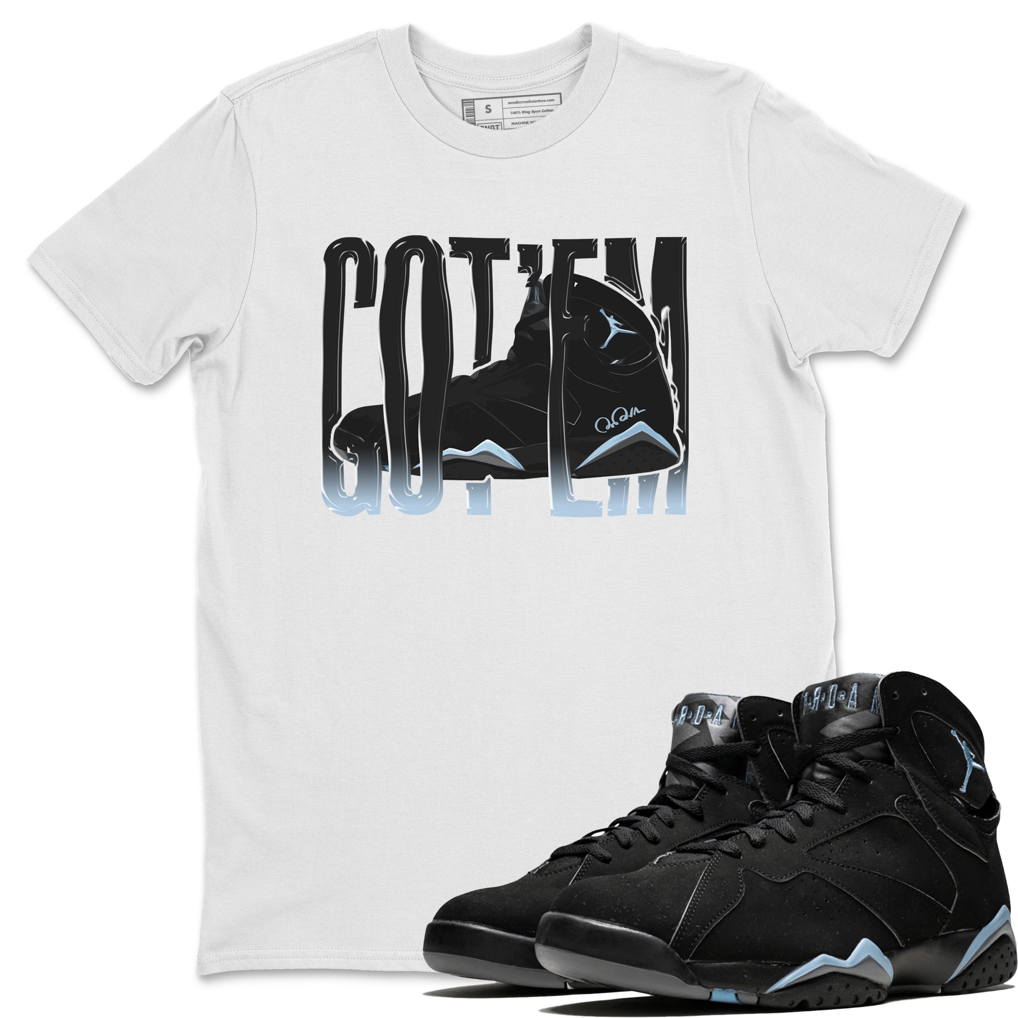 Wiggling Gotem Unisex Tops - Air Jordan 7 Chambray