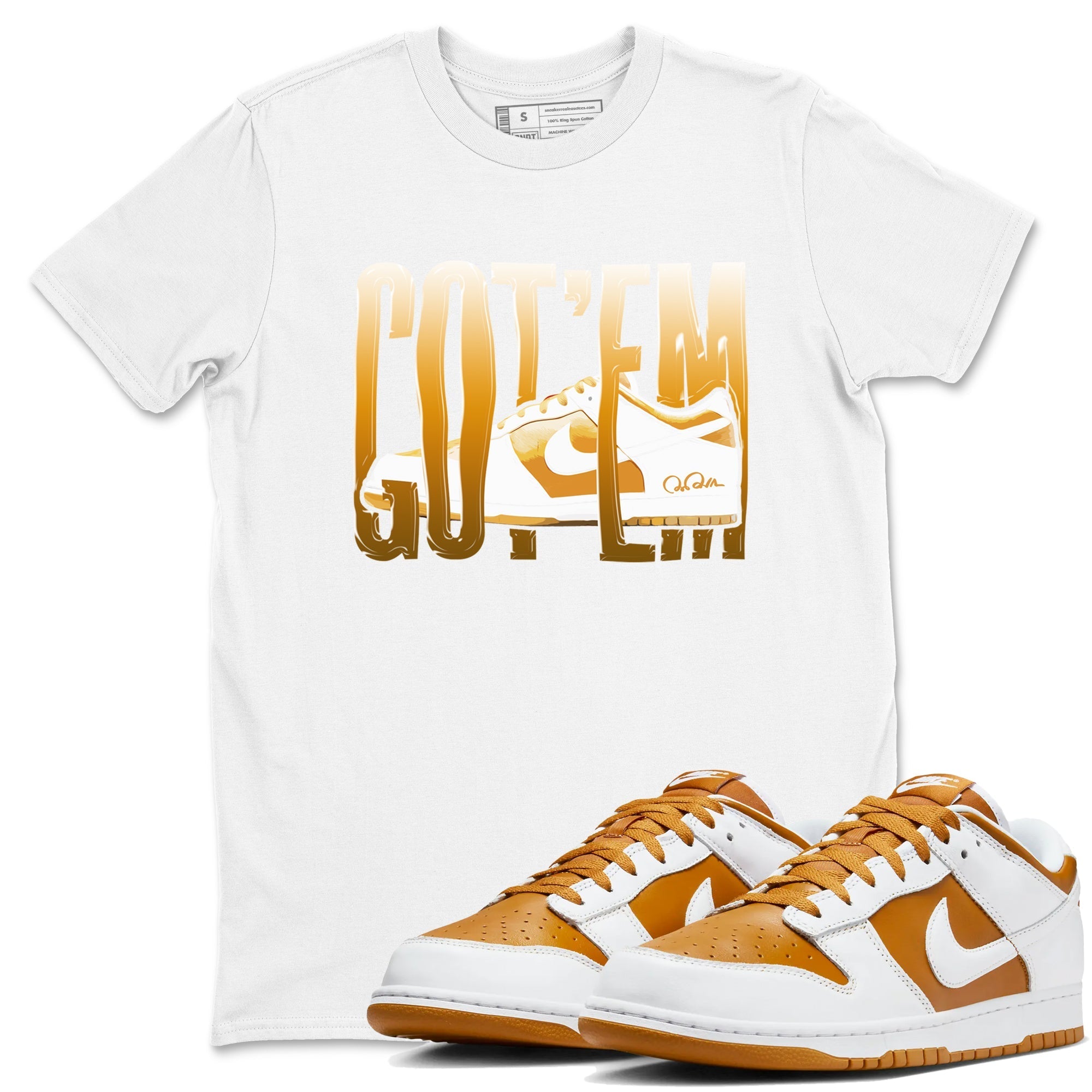 Wiggling Gotem snkmatch Tees - Dunk Dark Curry