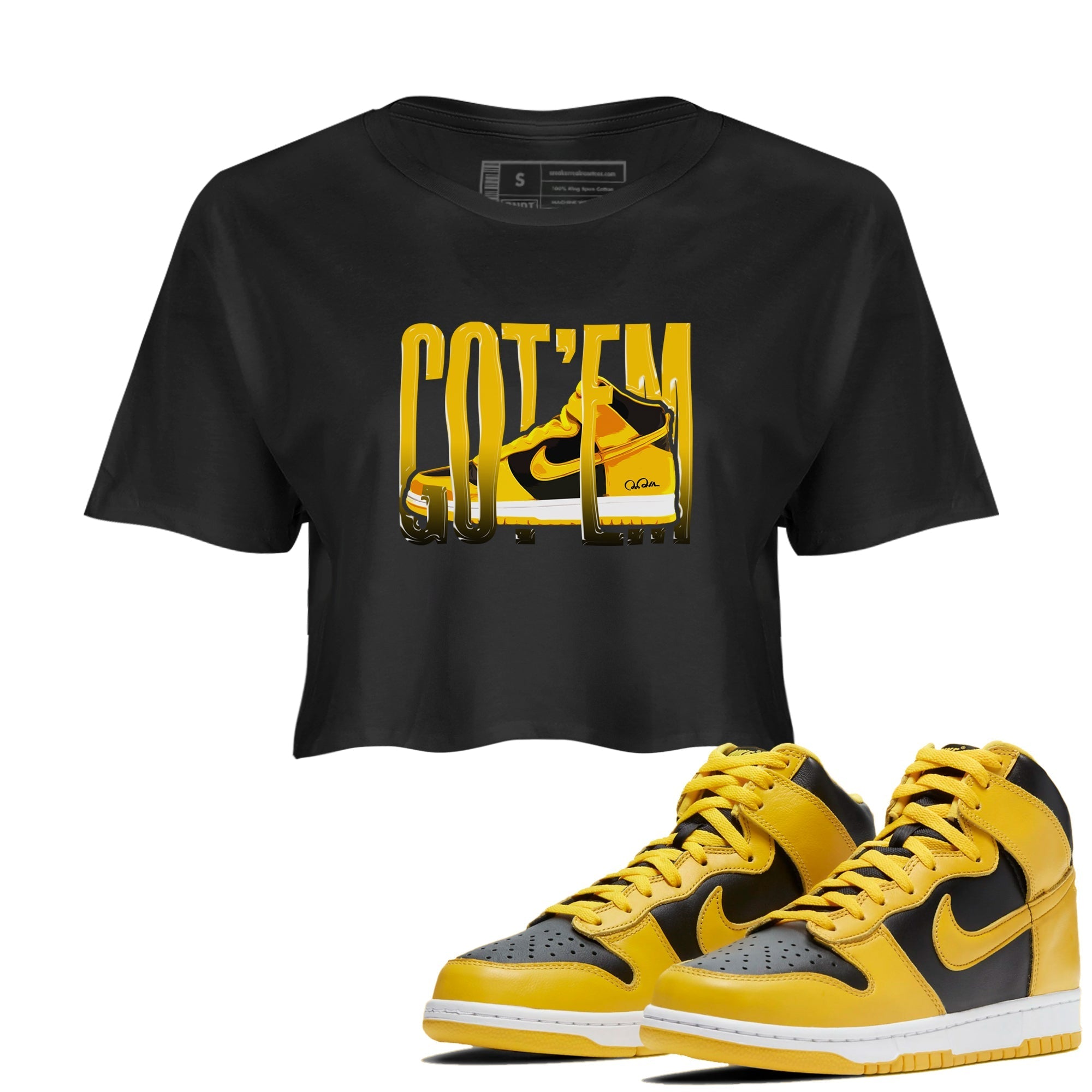 Wiggling Gotem snkmatch Women's Top - Dunk High Pollen