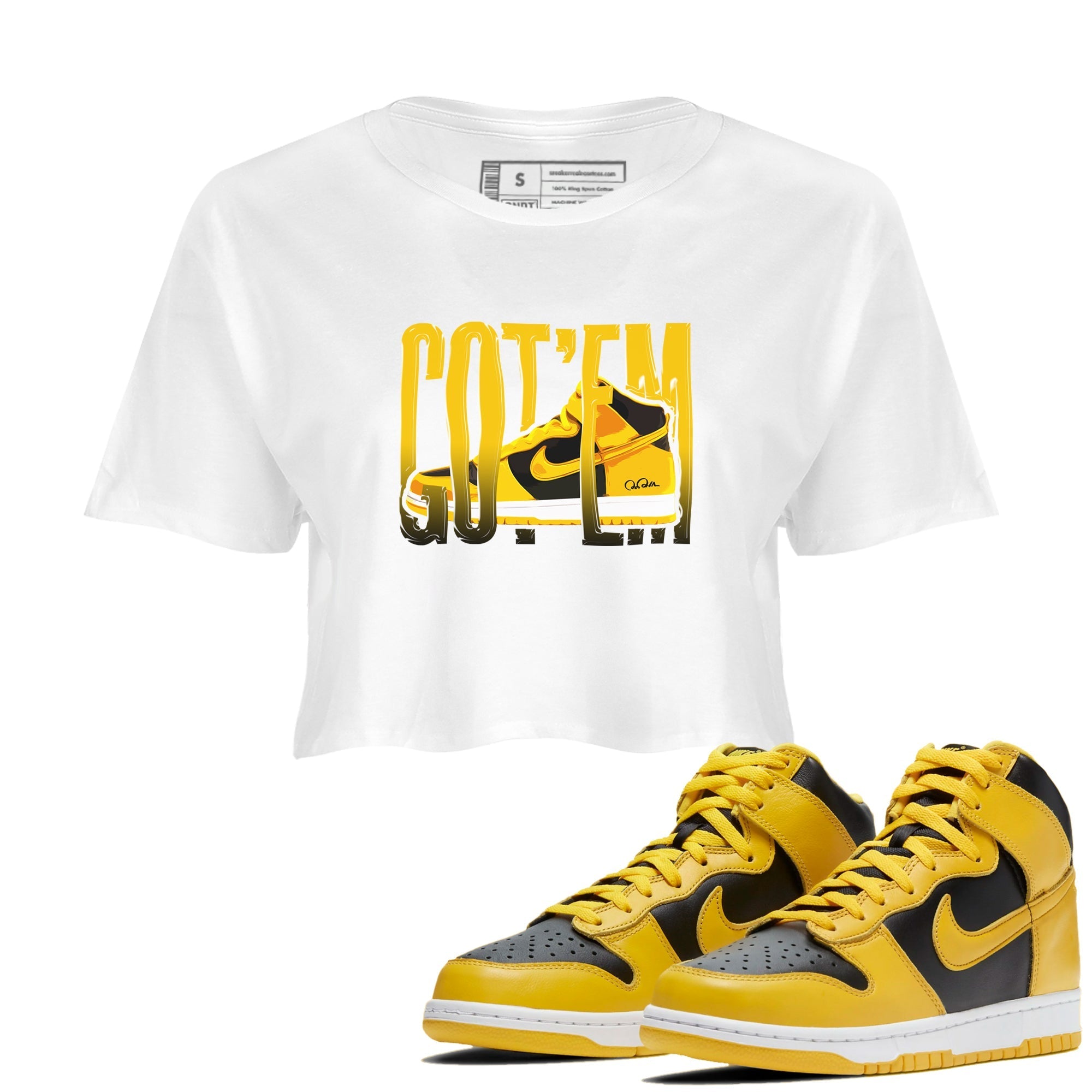 Wiggling Gotem snkmatch Women's Top - Dunk High Pollen