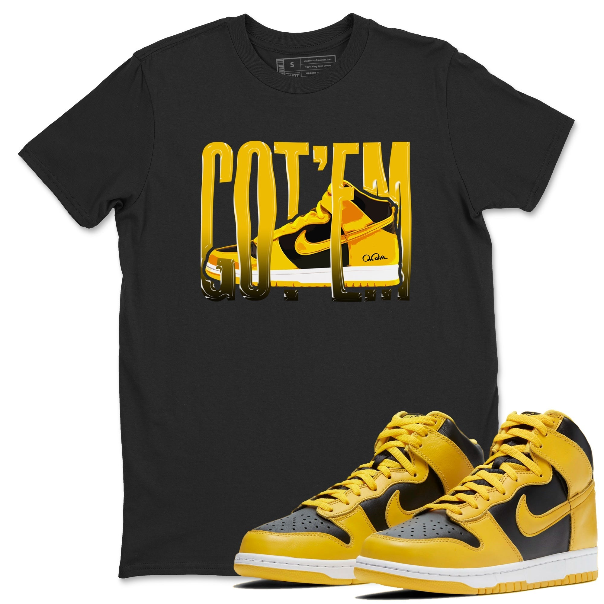 Wiggling Gotem snkmatch Tees - Dunk High Pollen