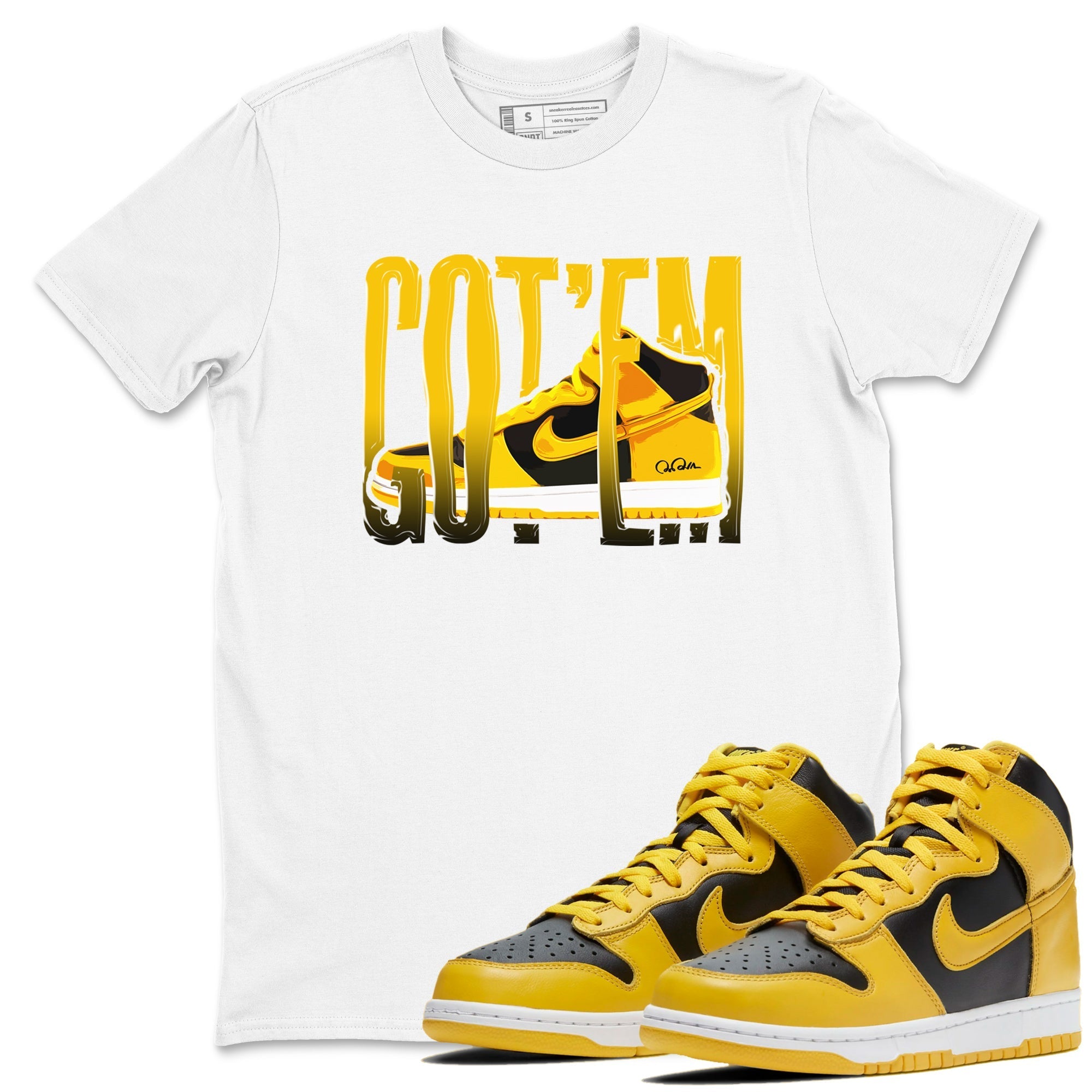 Wiggling Gotem snkmatch Tees - Dunk High Pollen