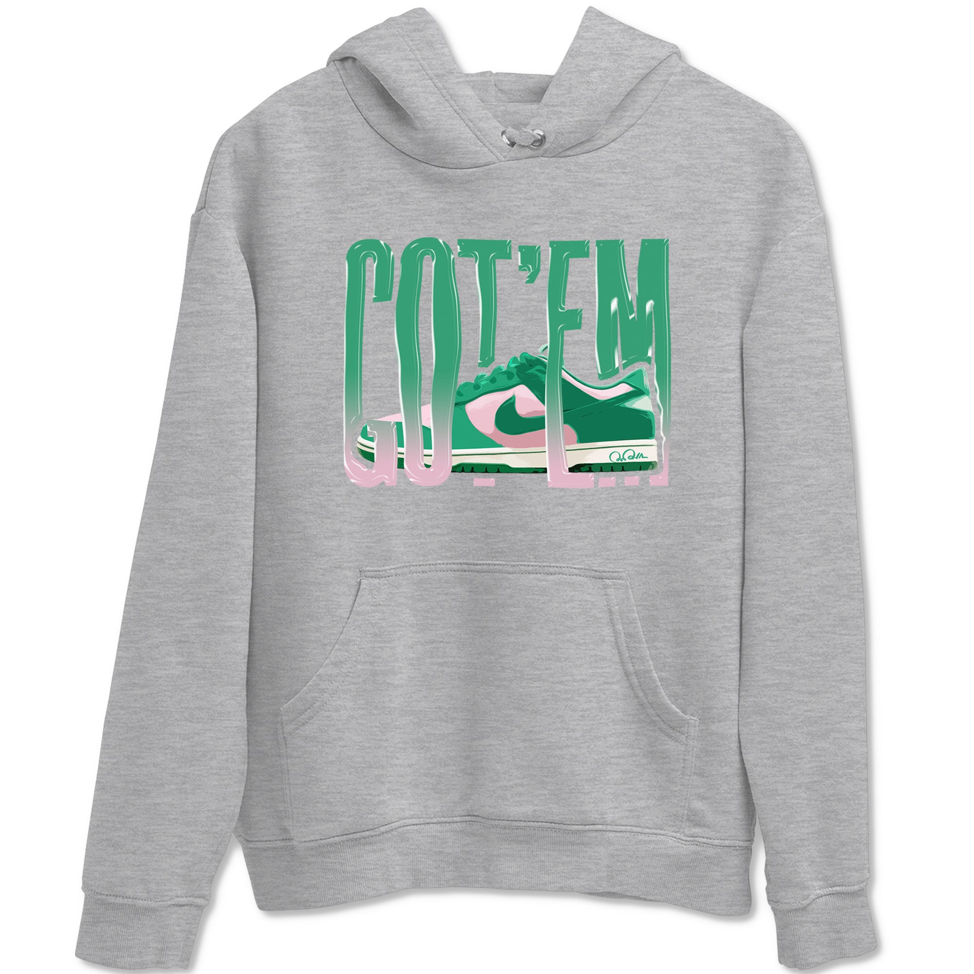 Wiggling Gotem snkmatch Tees - Dunk Medium Soft Pink Malachite