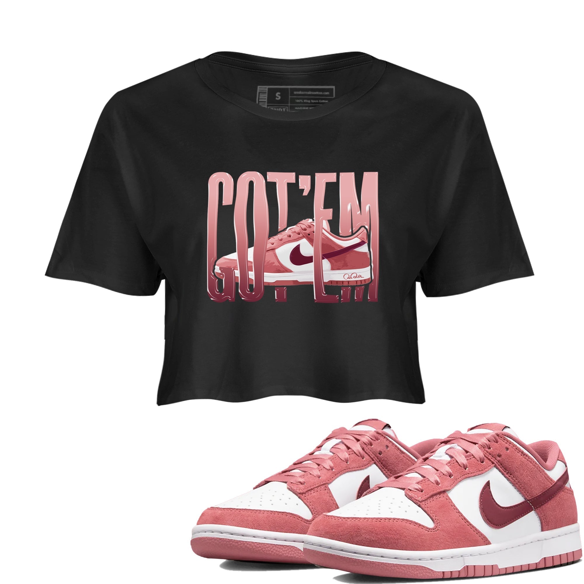 Wiggling Gotem snkmatch Women's Top - Dunk Valentines Day 2024