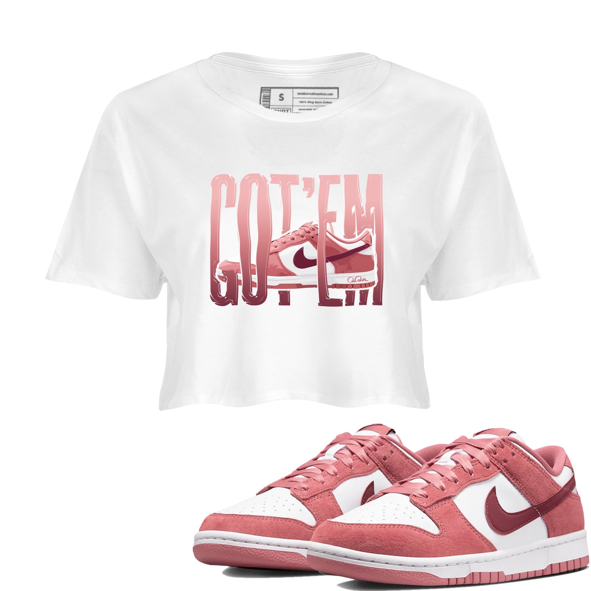 Wiggling Gotem snkmatch Women's Top - Dunk Valentines Day 2024