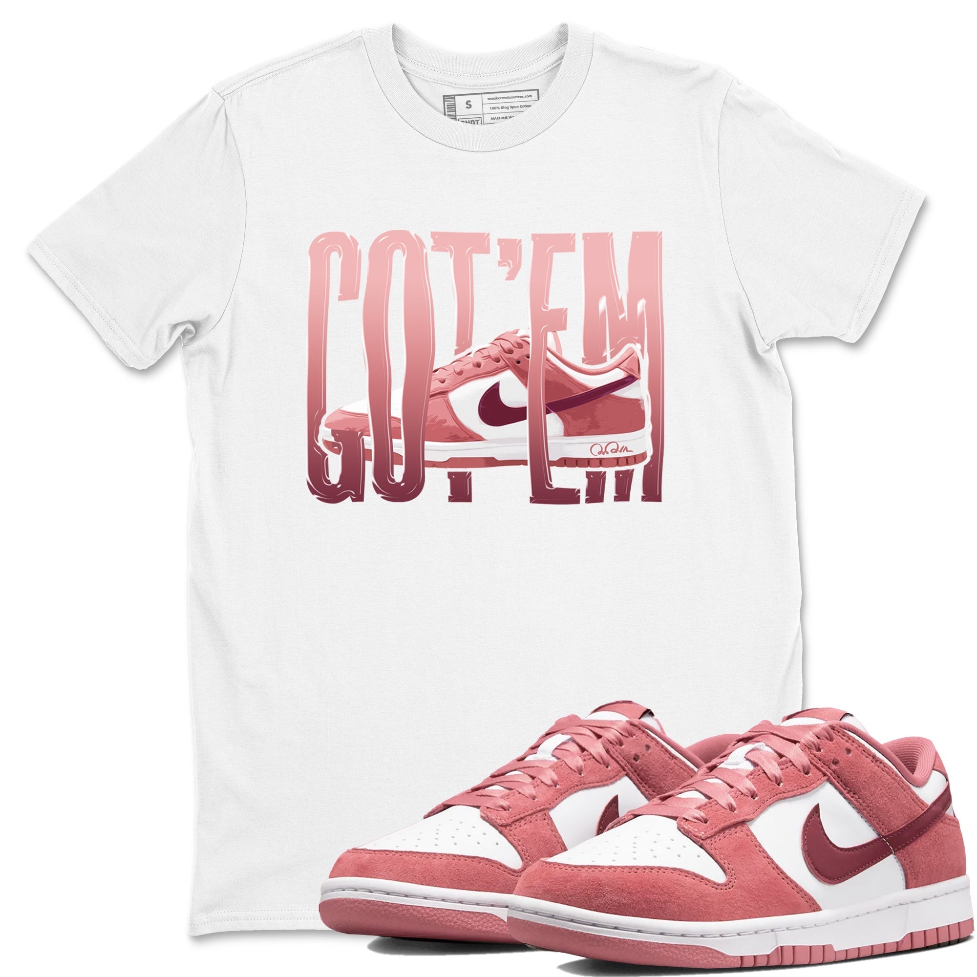 Wiggling Gotem snkmatch Tee - Dunk Valentines Day 2024
