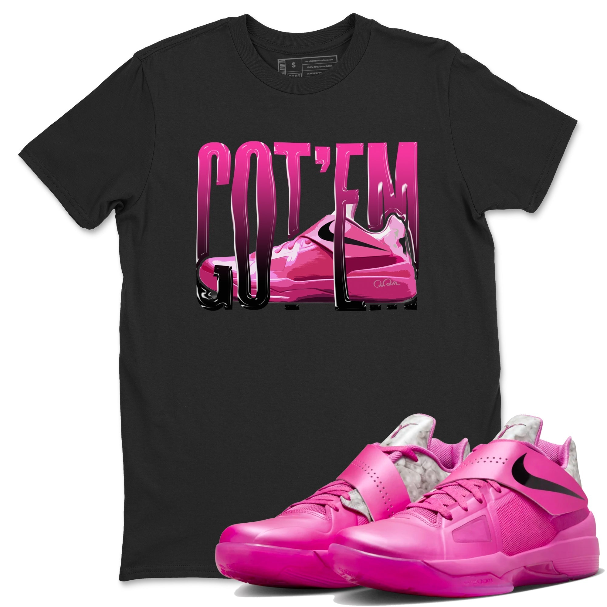 Wiggling Gotem snkmatch Tees - KD 4 Aunt Pearl