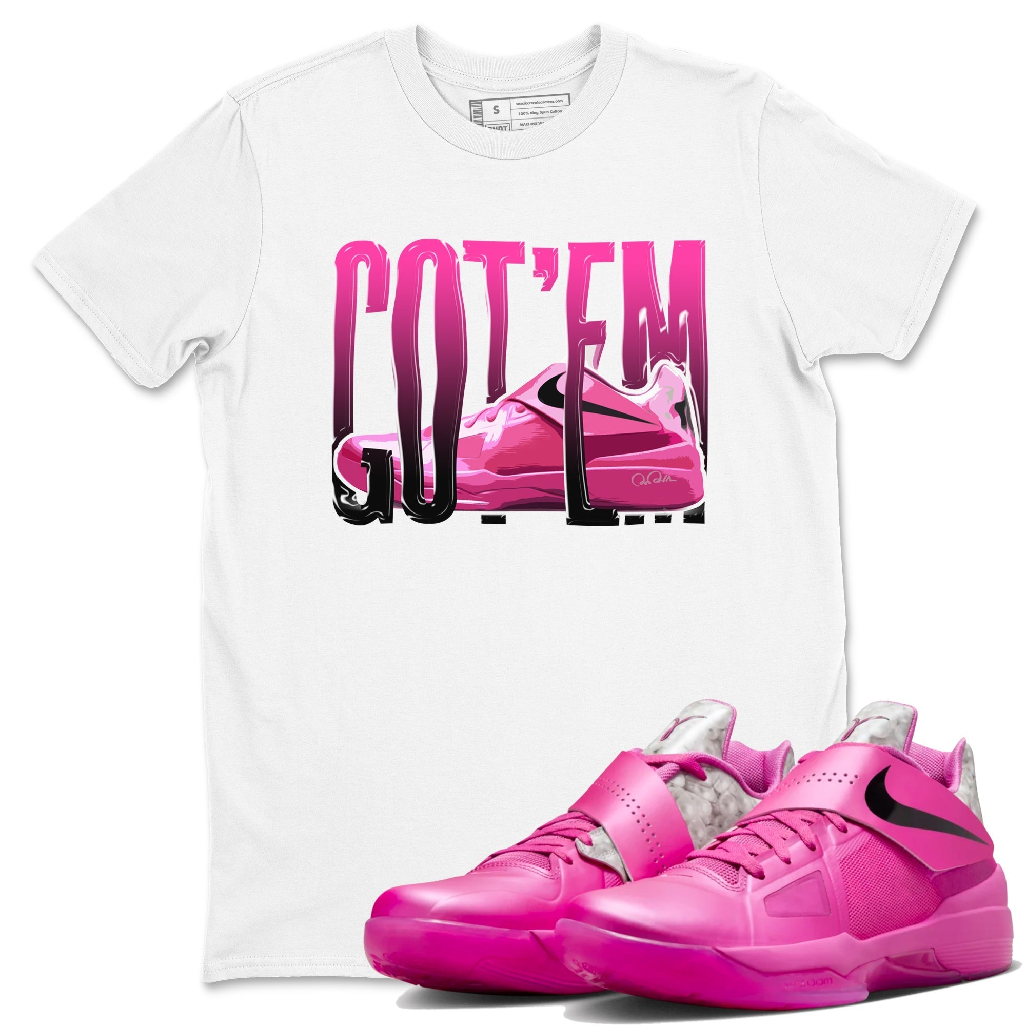 Wiggling Gotem snkmatch Tees - KD 4 Aunt Pearl