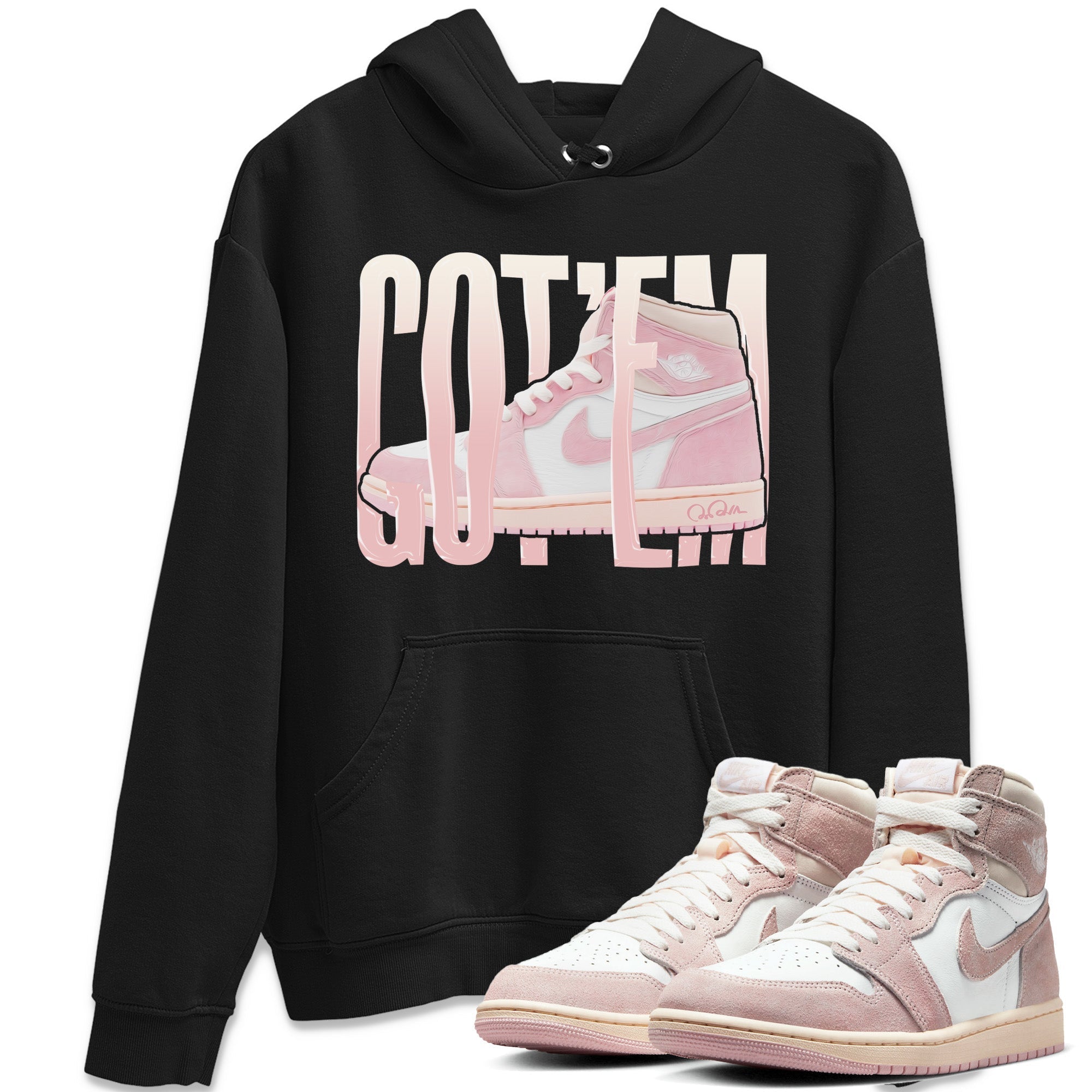 Wiggling Gotem Unisex Tops - Air Jordan 1 Washed Pink