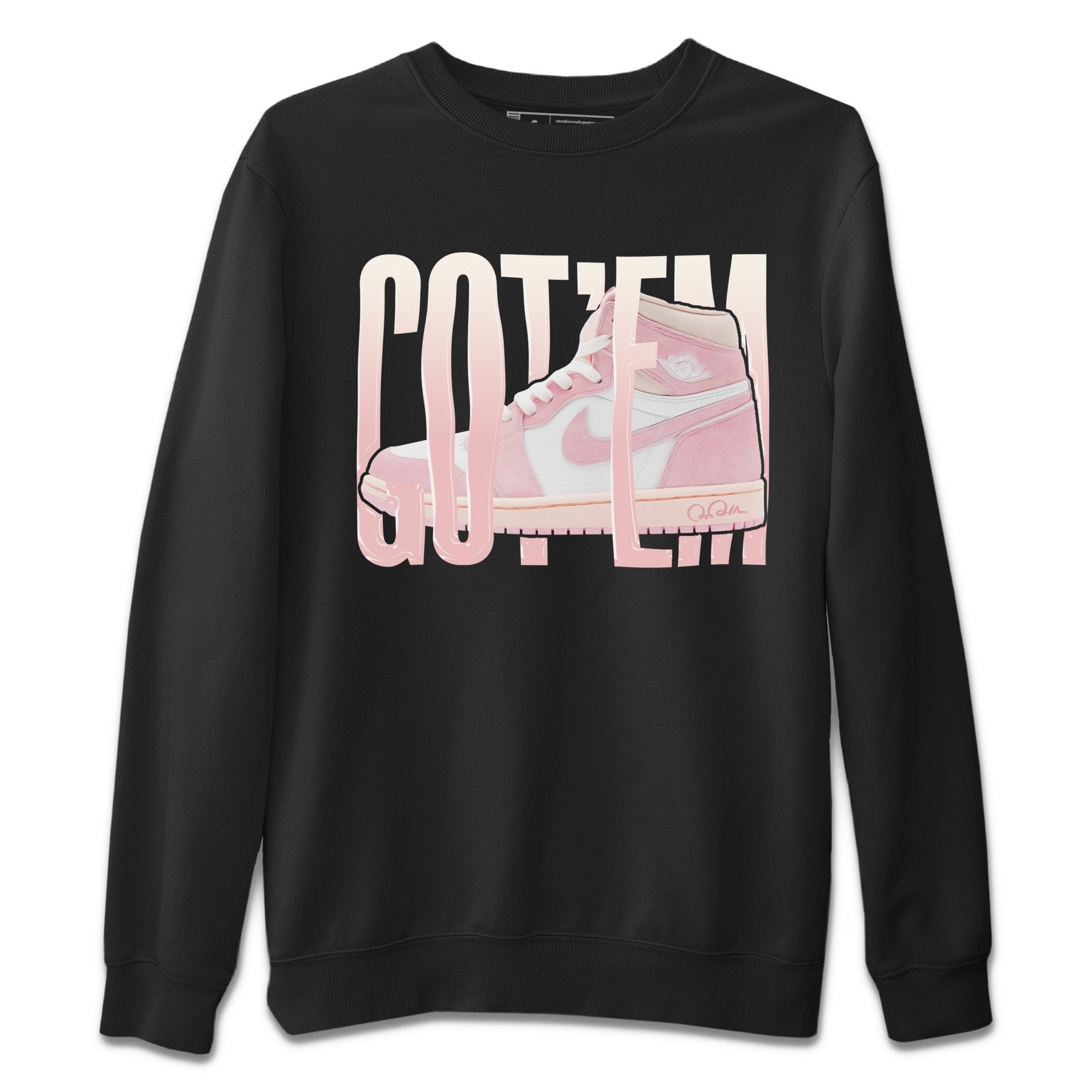 Wiggling Gotem Unisex Tops - Air Jordan 1 Washed Pink