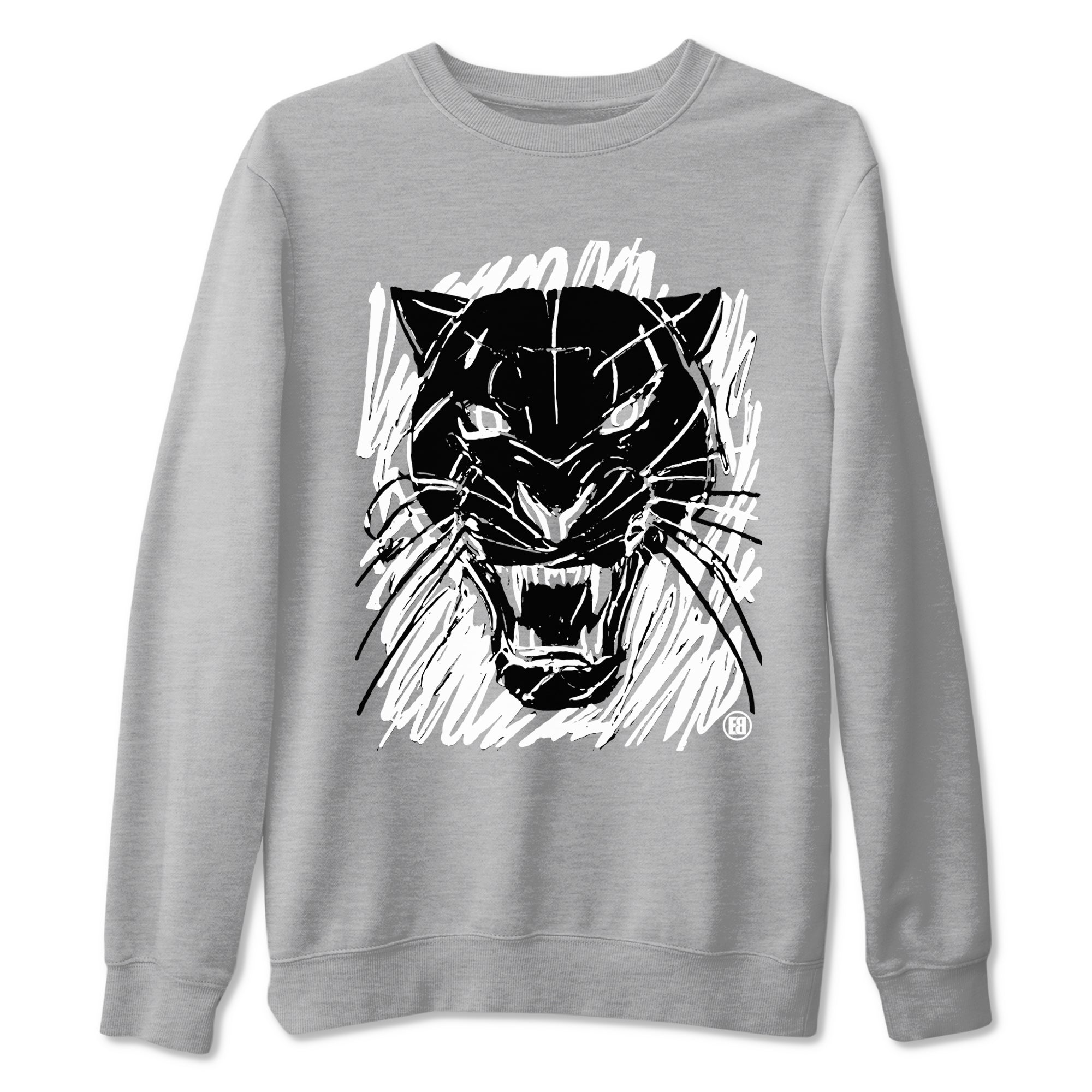 Wild Cat Doodle snkmatch Tees - Air Jordan 4 Black Cat