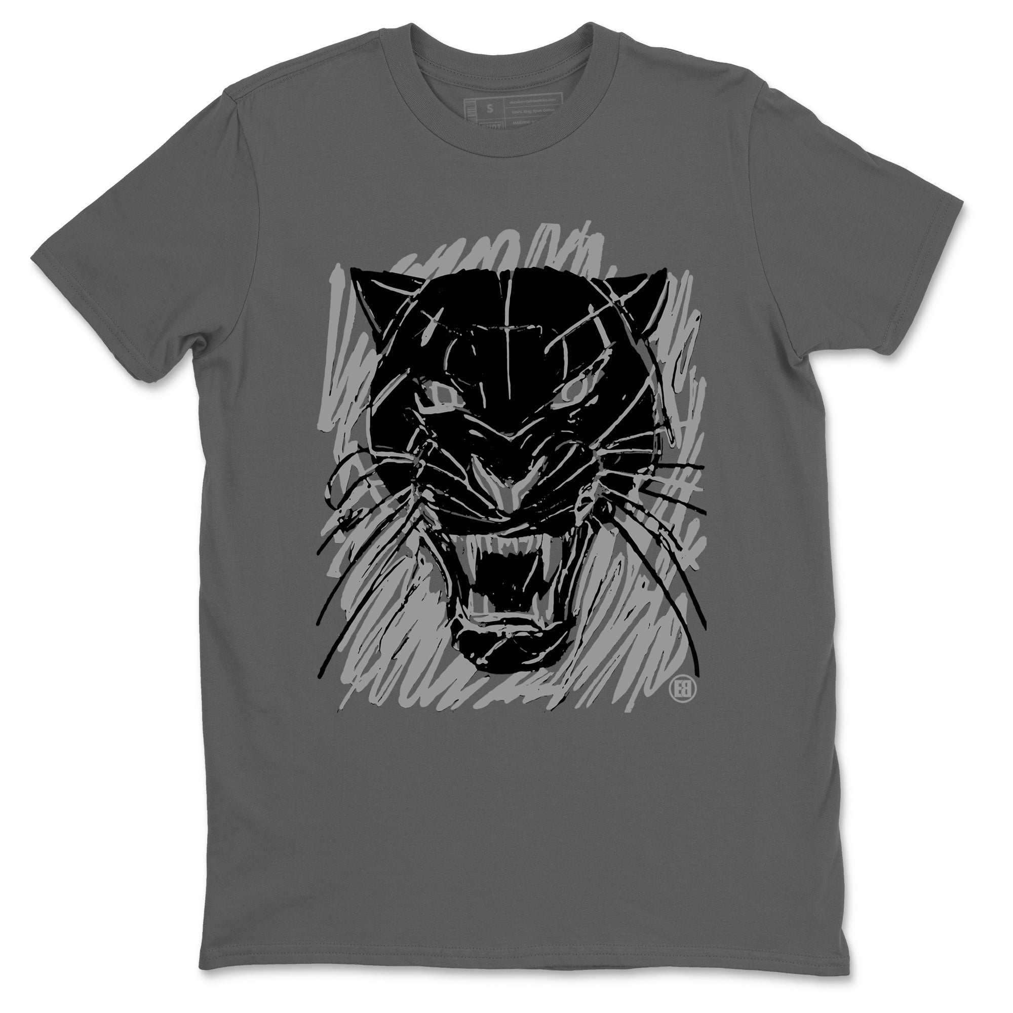Wild Cat Doodle snkmatch Tees - Air Jordan 4 Black Cat