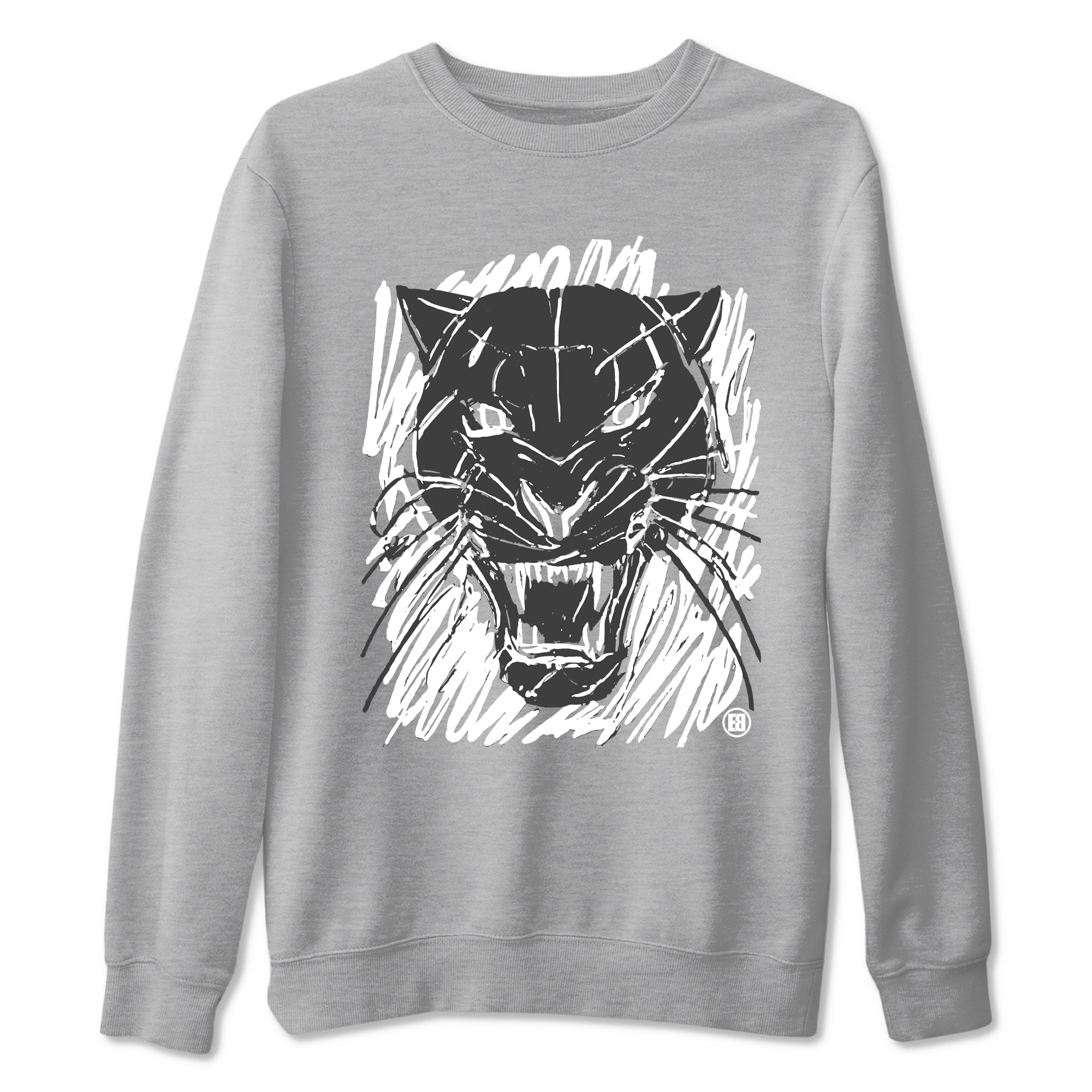 Wild Cat Doodle snkmatch Tees - Air Jordan 4 Wet Cement