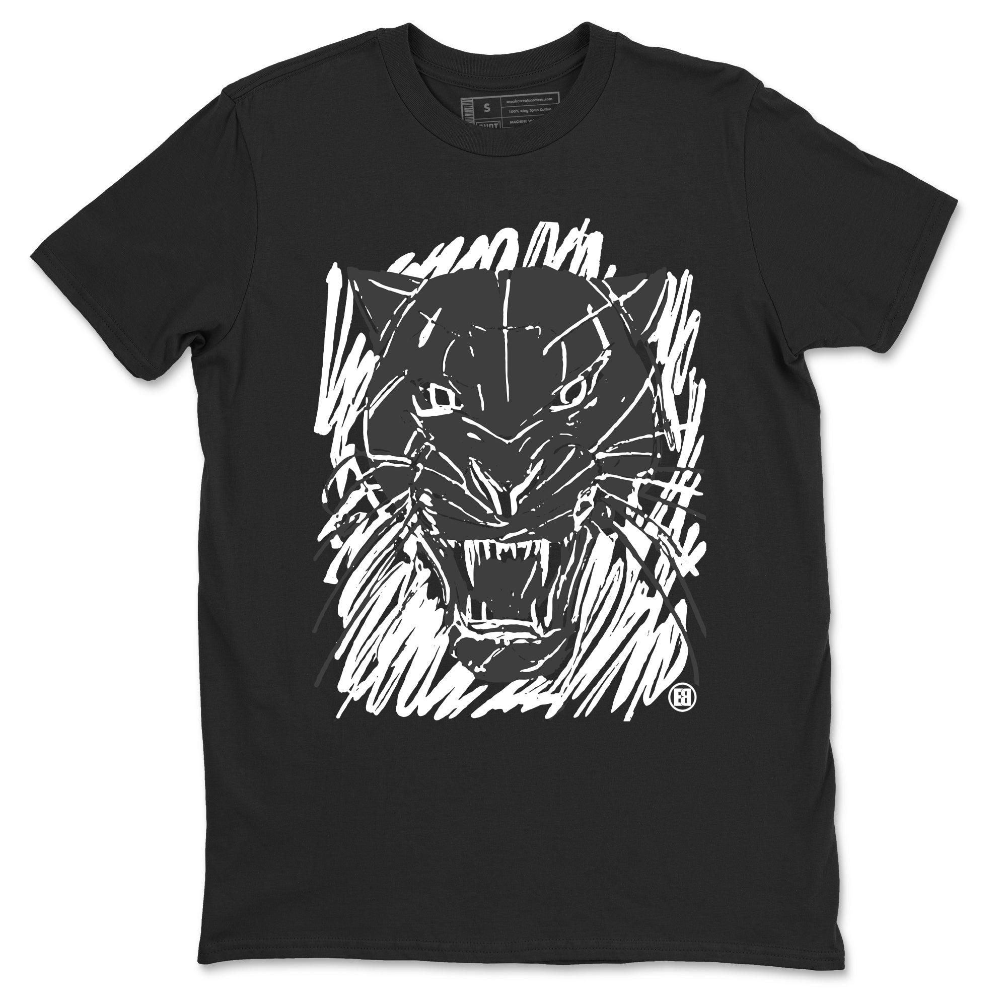 Wild Cat Doodle snkmatch Tees - Air Jordan 4 Wet Cement