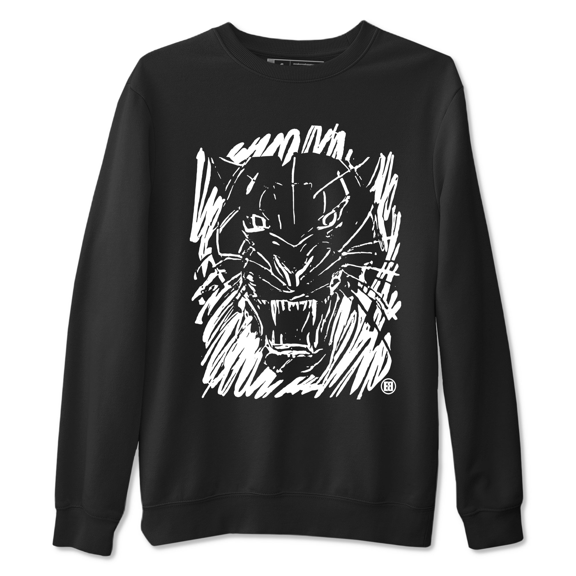 Wild Cat Doodle snkmatch Tees - Air Jordan 4 White Thunder