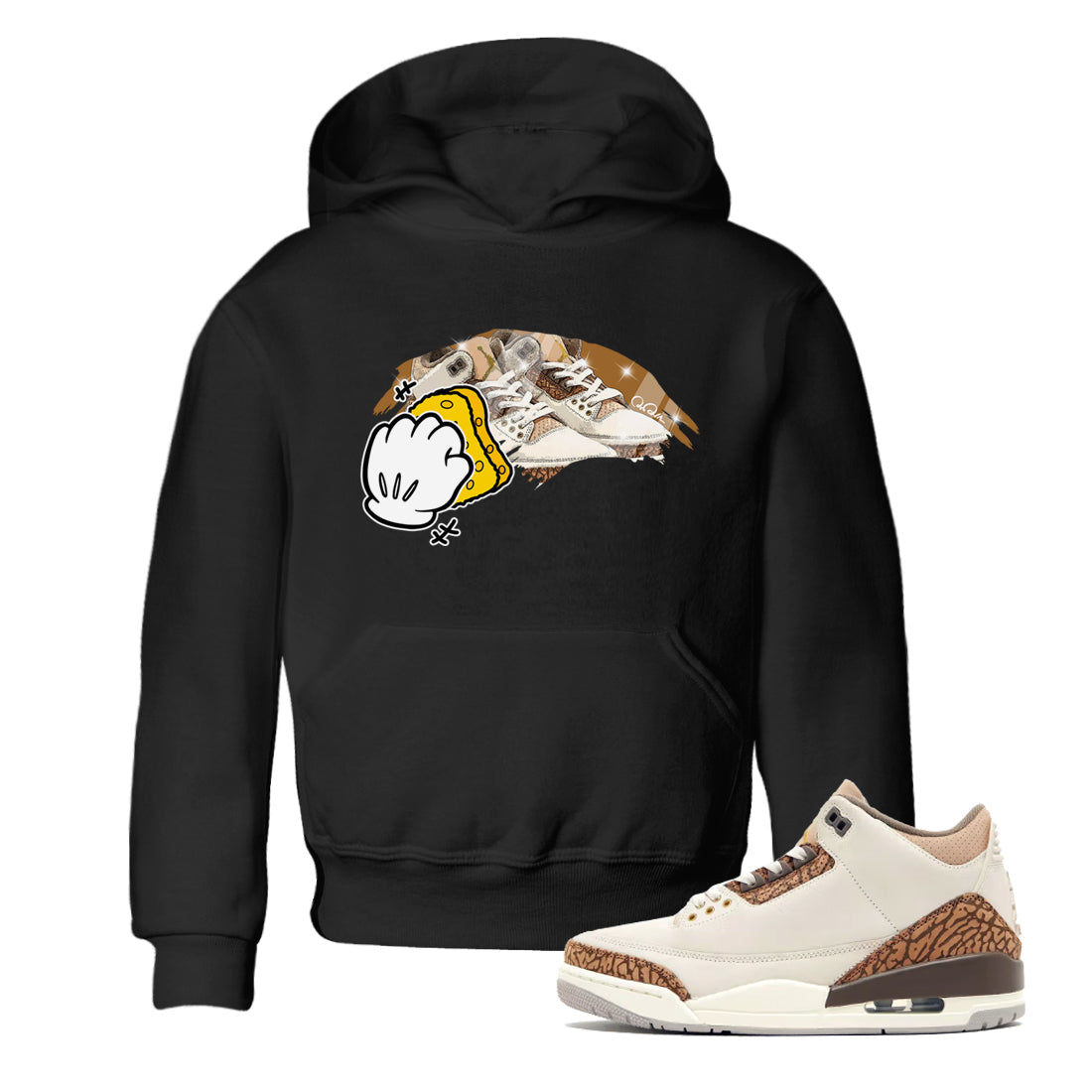 Wiping Kids Tops - Air Jordan 3 Palomino