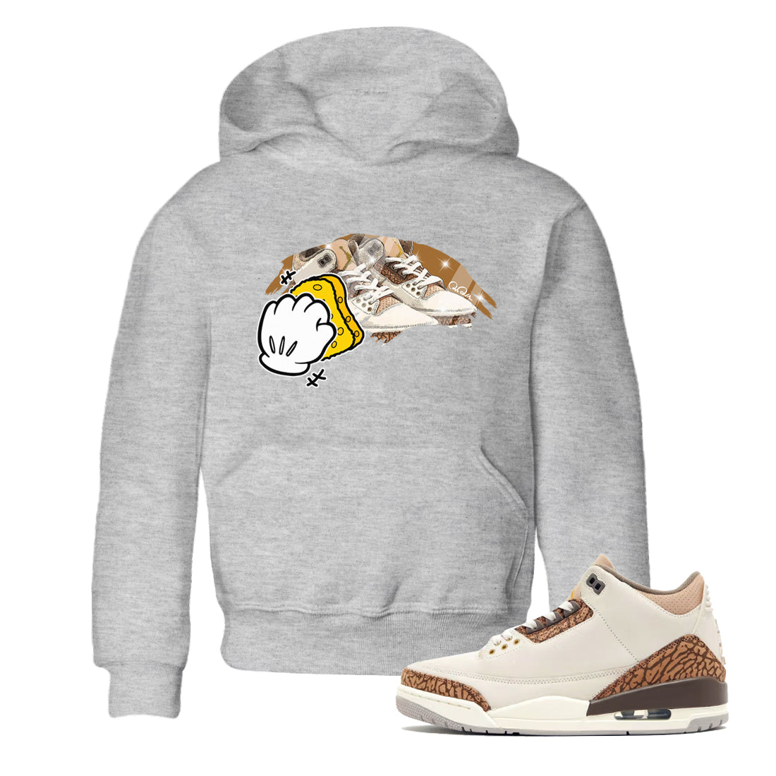 Wiping Kids Tops - Air Jordan 3 Palomino