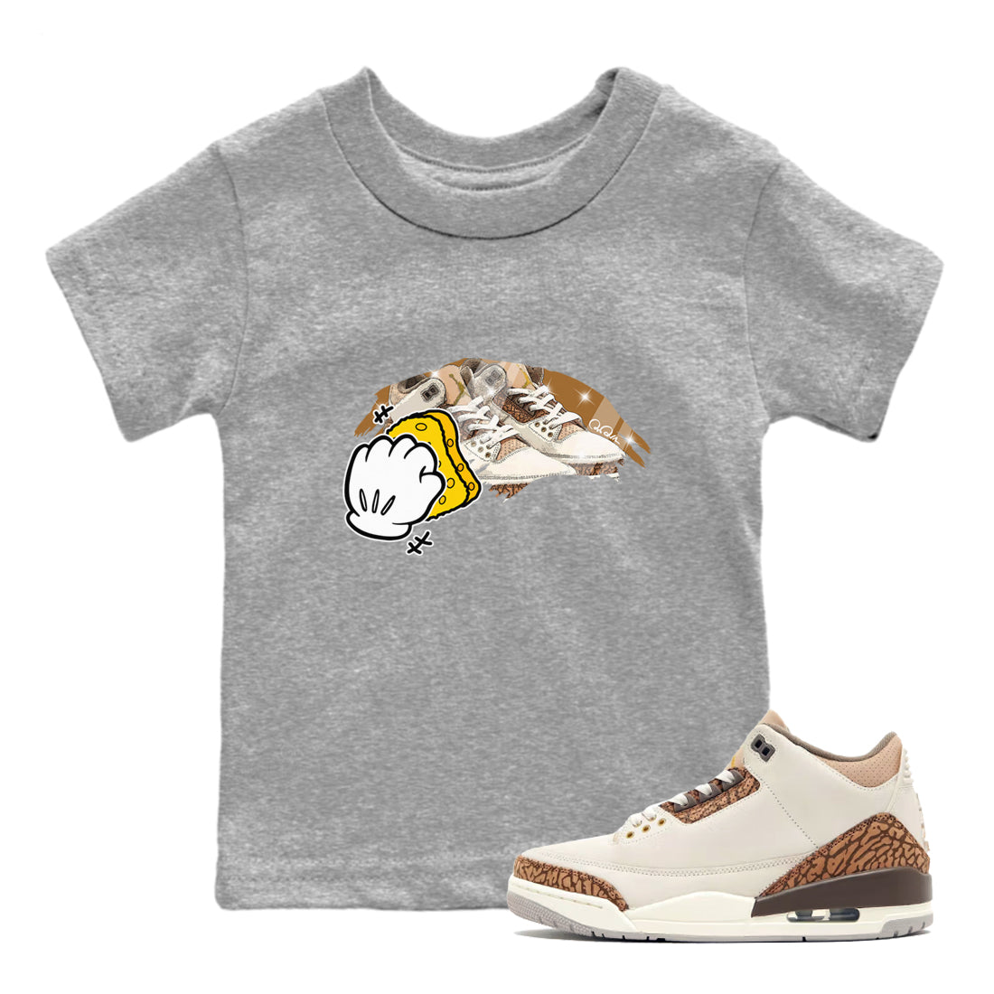 Wiping Kids Tops - Air Jordan 3 Palomino