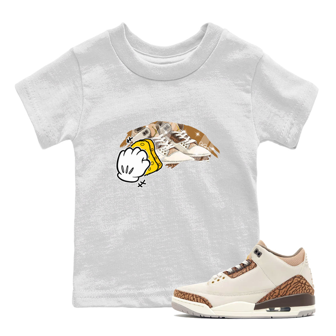 Wiping Kids Tops - Air Jordan 3 Palomino