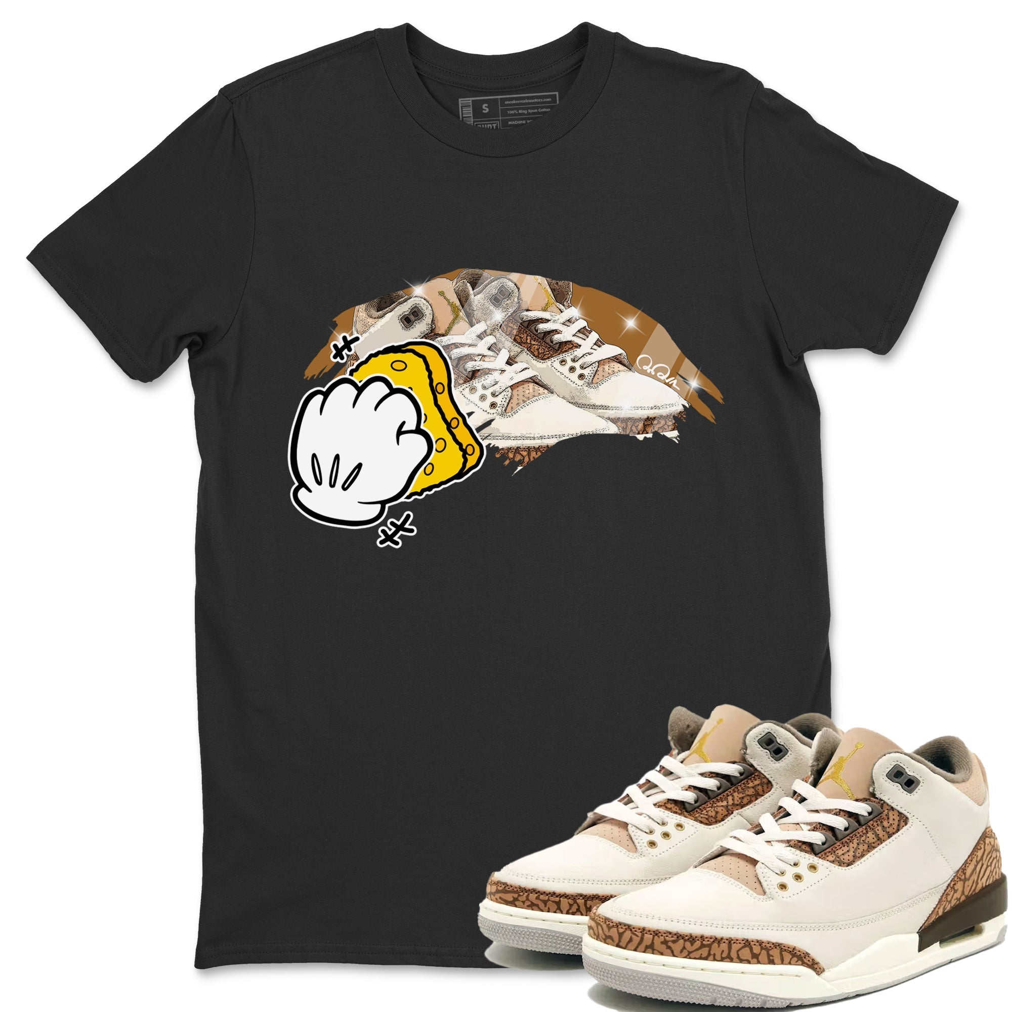 Wiping Unisex Tops - Air Jordan 3 Palomino