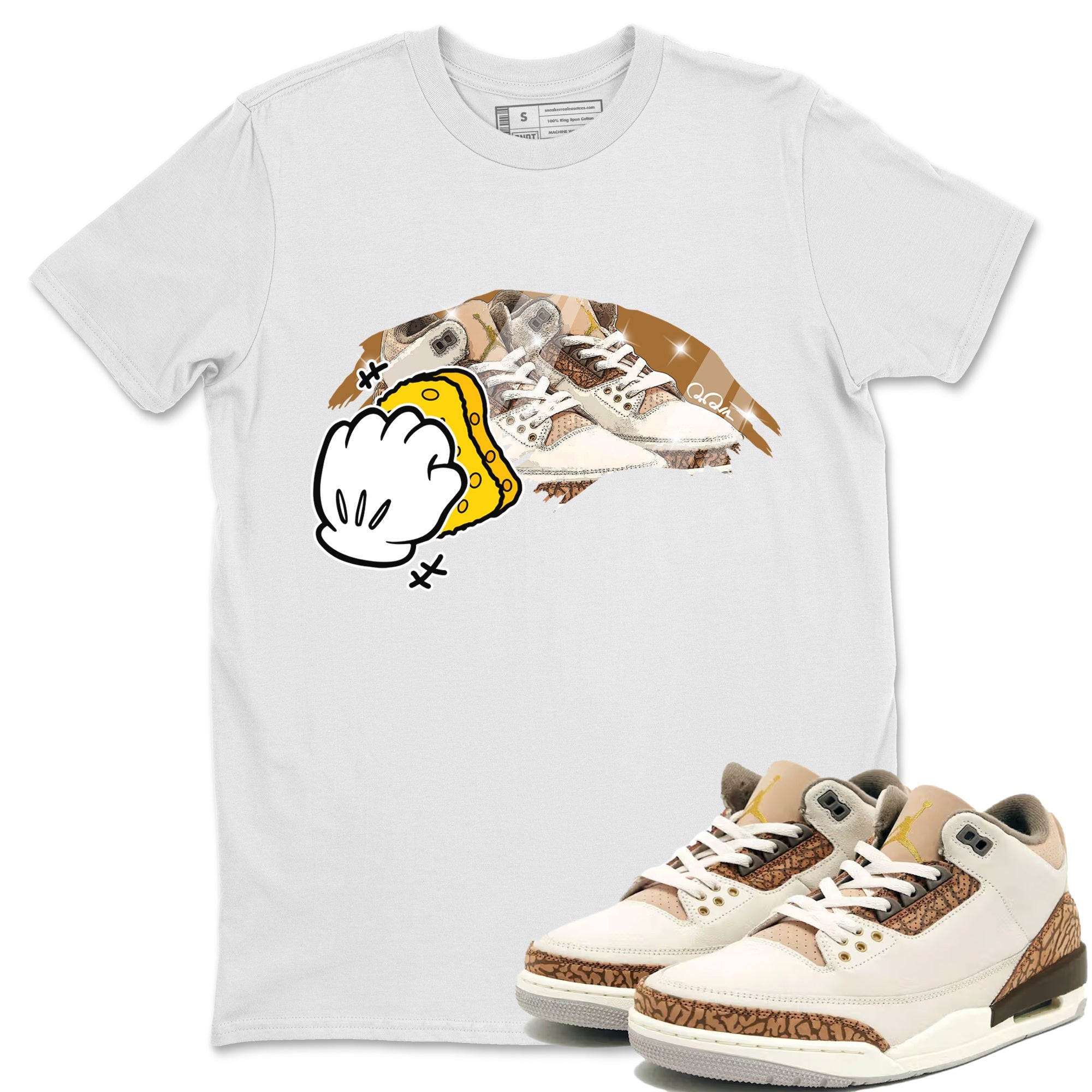 Wiping Unisex Tops - Air Jordan 3 Palomino