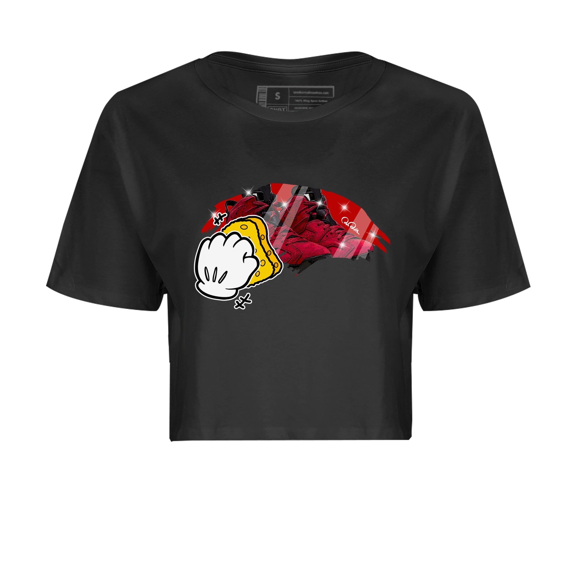 Wiping Women's Tops - Air Jordan 6 Toro Bravo