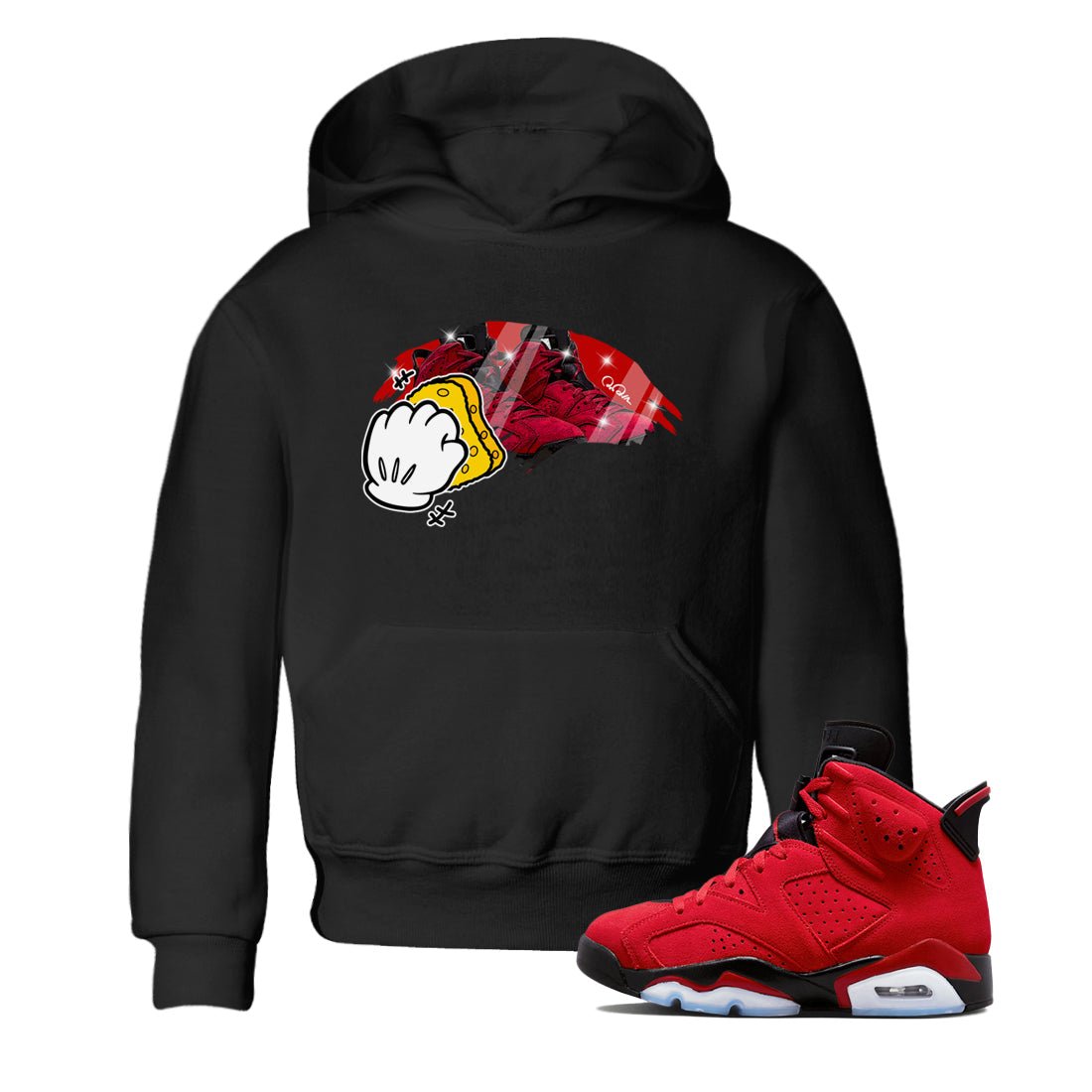 Wiping Kids Tops - Air Jordan 6 Toro Bravo