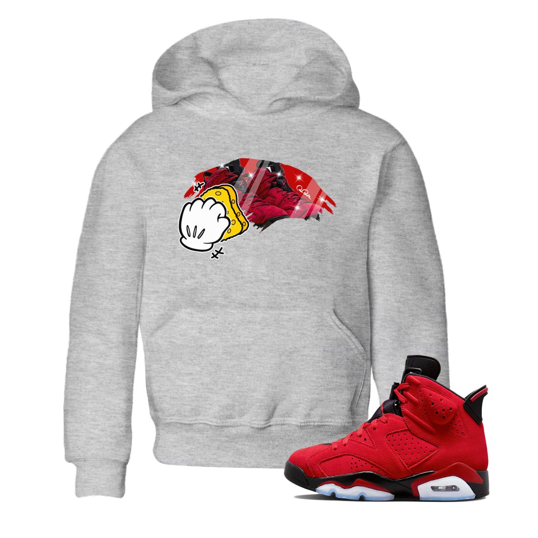 Wiping Kids Tops - Air Jordan 6 Toro Bravo
