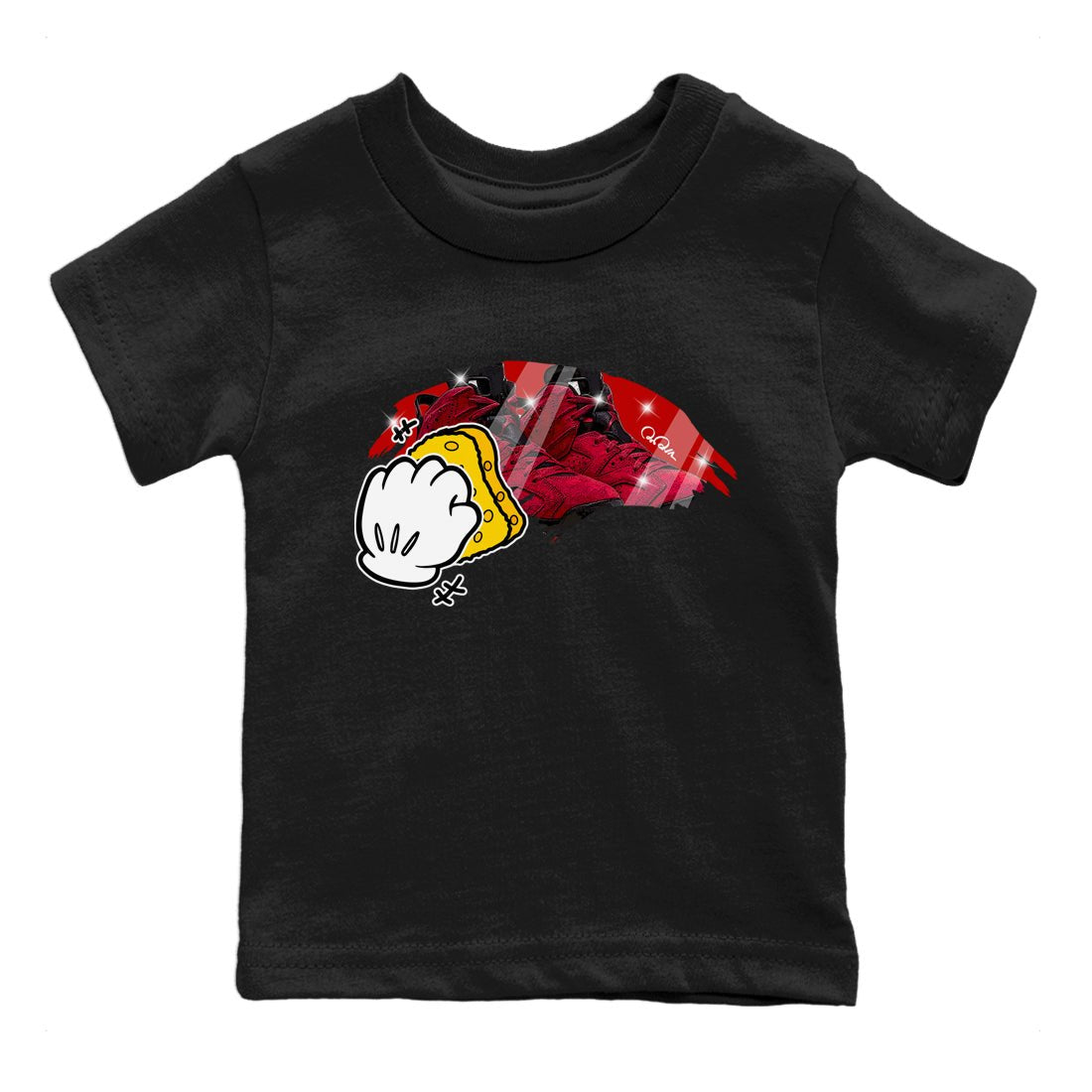 Wiping Kids Tops - Air Jordan 6 Toro Bravo