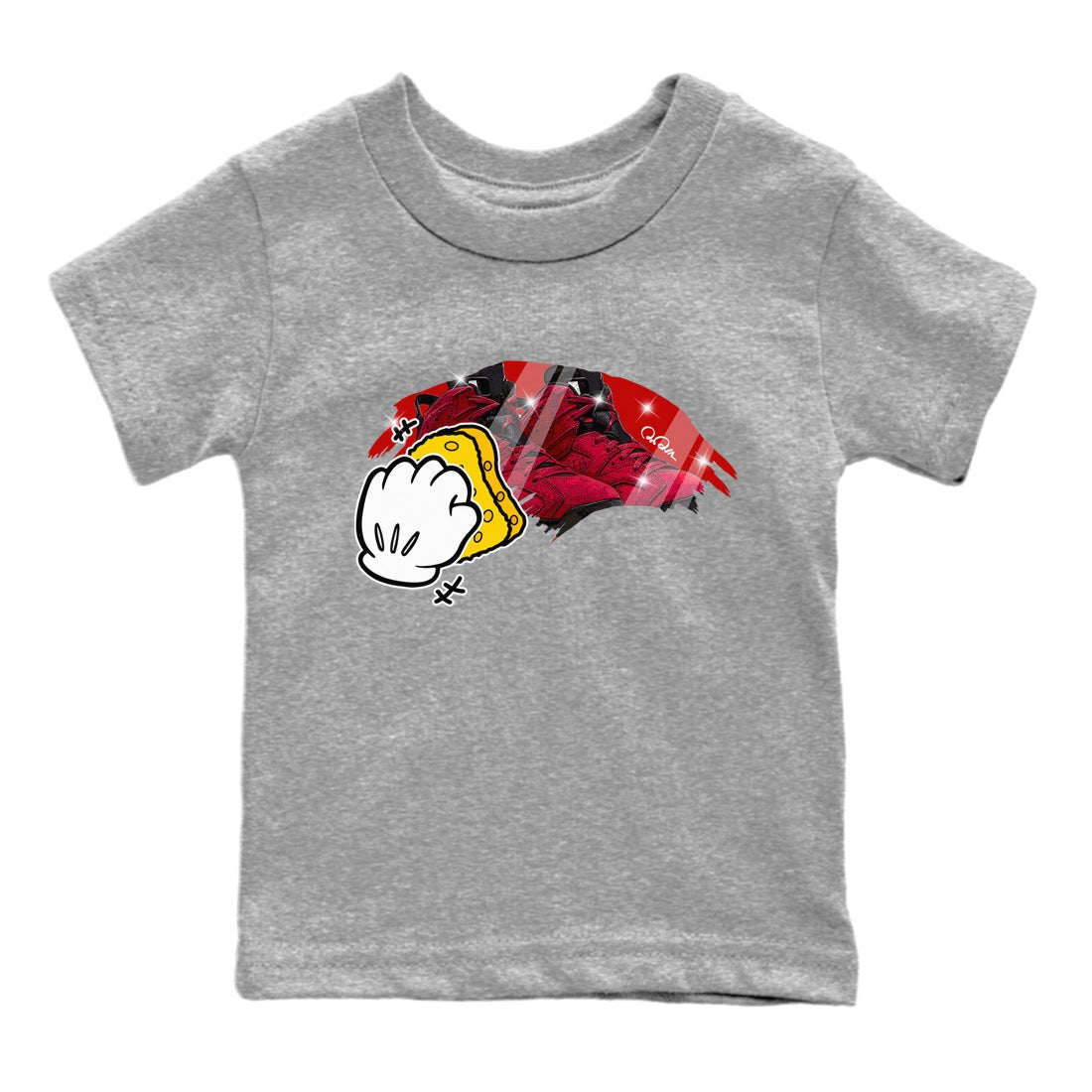 Wiping Kids Tops - Air Jordan 6 Toro Bravo