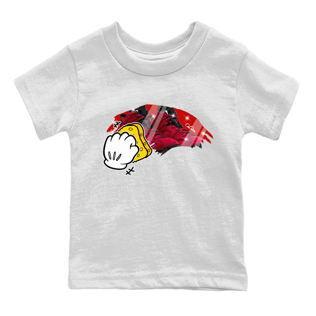 Wiping Kids Tops - Air Jordan 6 Toro Bravo
