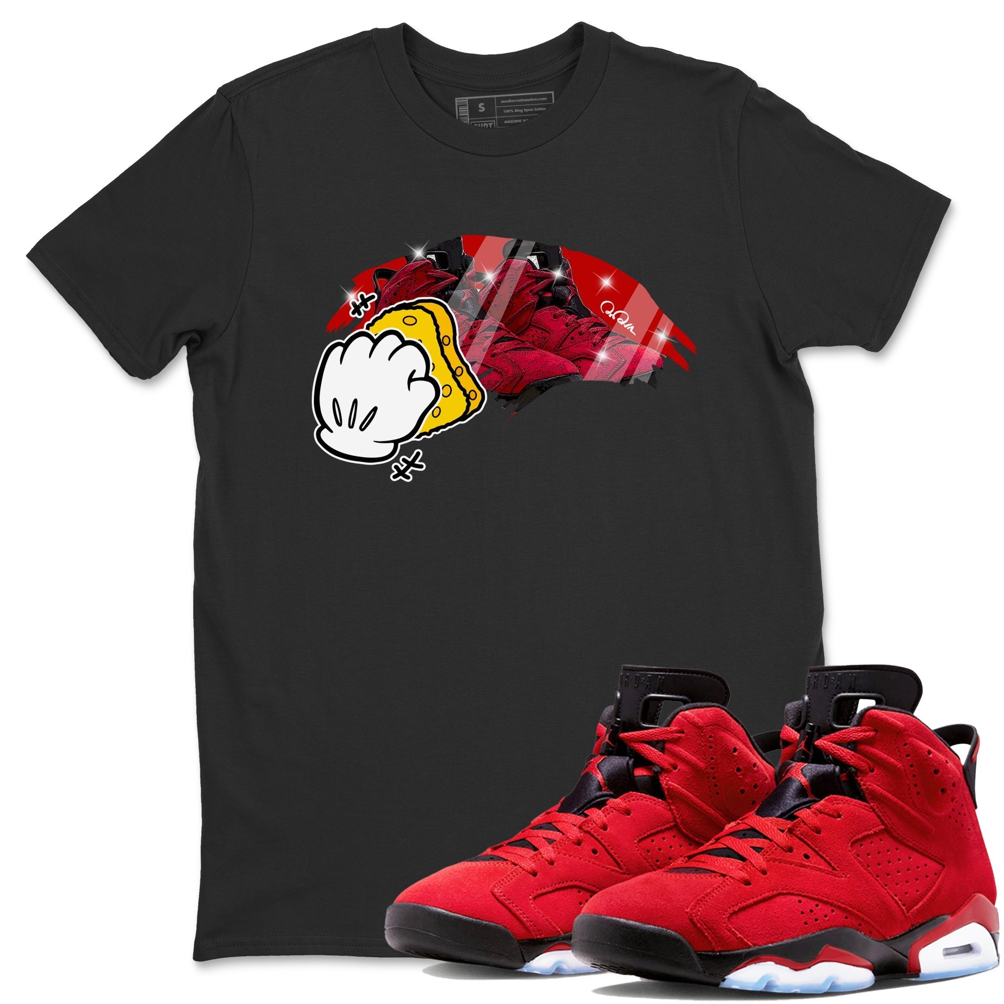 Wiping Unisex Tops - Air Jordan 6 Toro Bravo