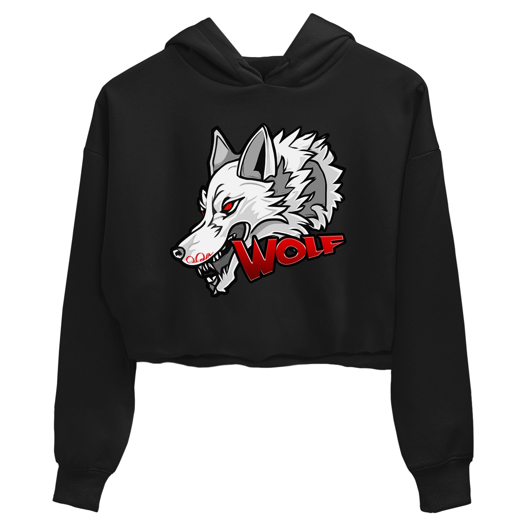 Wolf Head Women's Tops - Air Jordan 13 Wolf Grey
